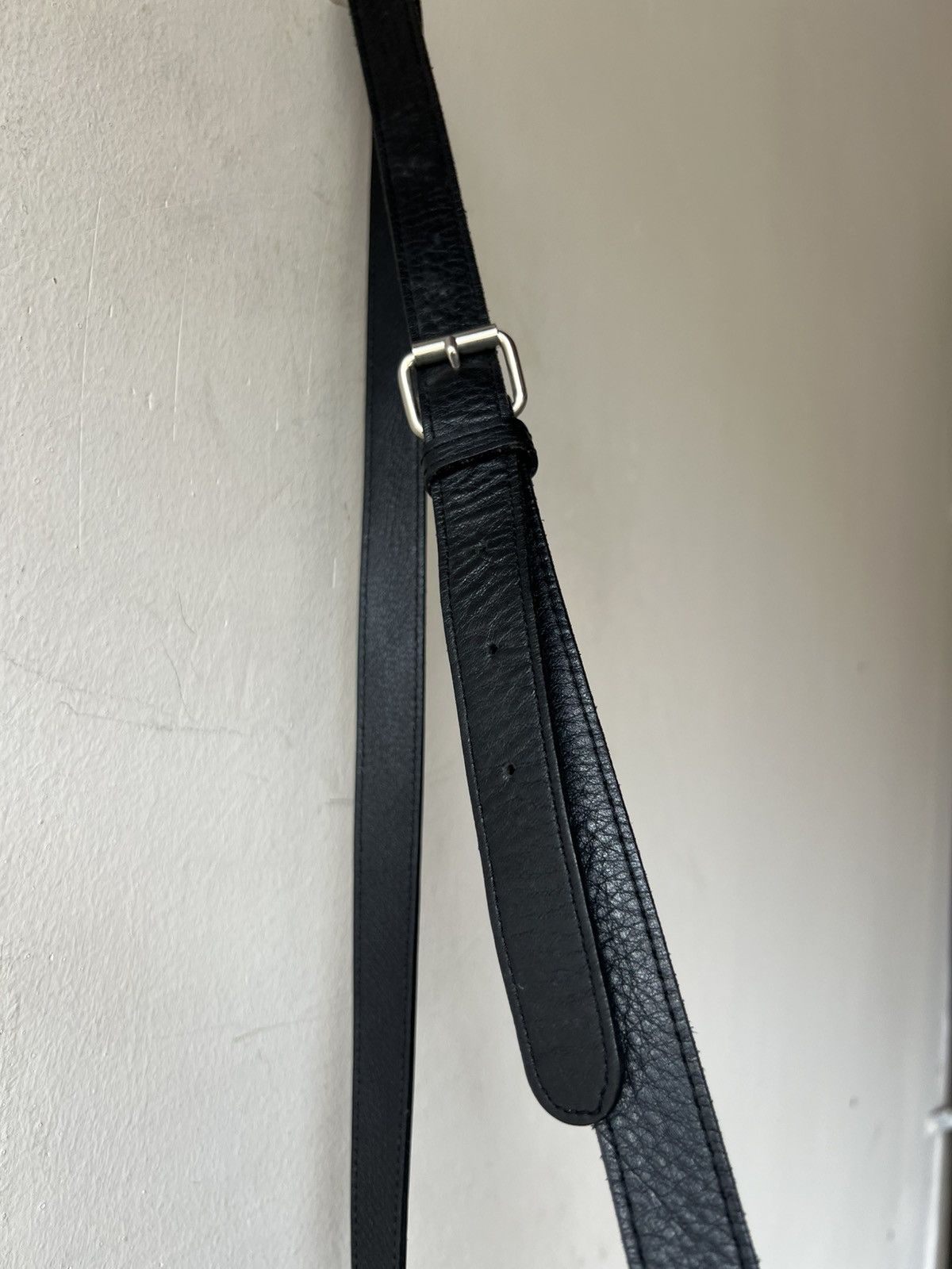 Leather Vintage PARTS Japan Patina Black High Quality Leather Bag Size ONE SIZE - 24 Thumbnail