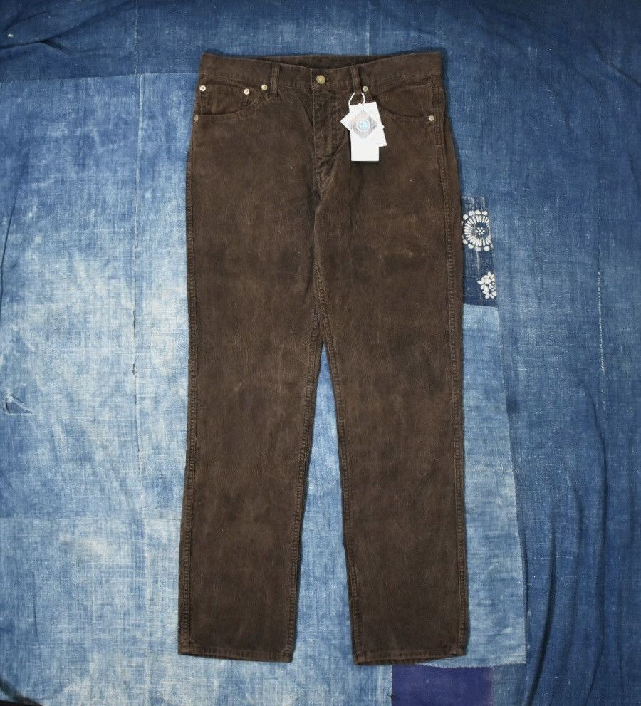 Visvim Visvim Fluxus 03 N.D Slub Cords Dk.Mud Size US 34 / EU 50 - 2 Thumbnail