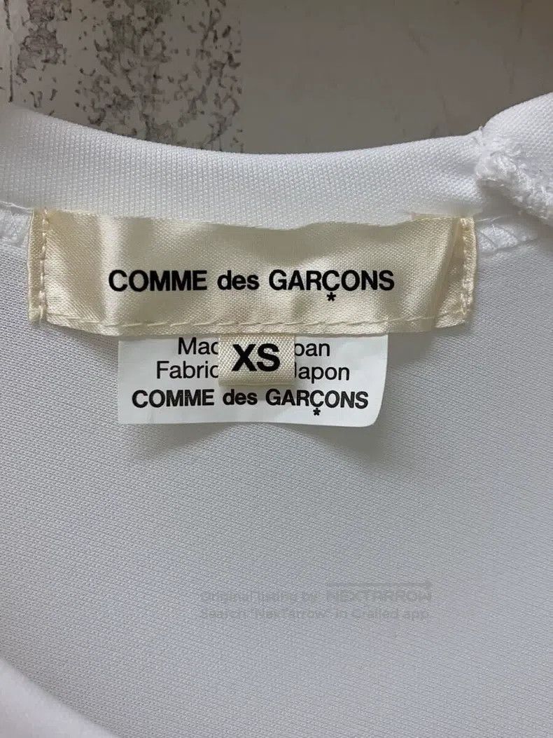 Comme des Garcons Comme Des Garcons White Retro Lace Trim Top Size XS / US 0-2 / IT 36-38 - 4 Thumbnail