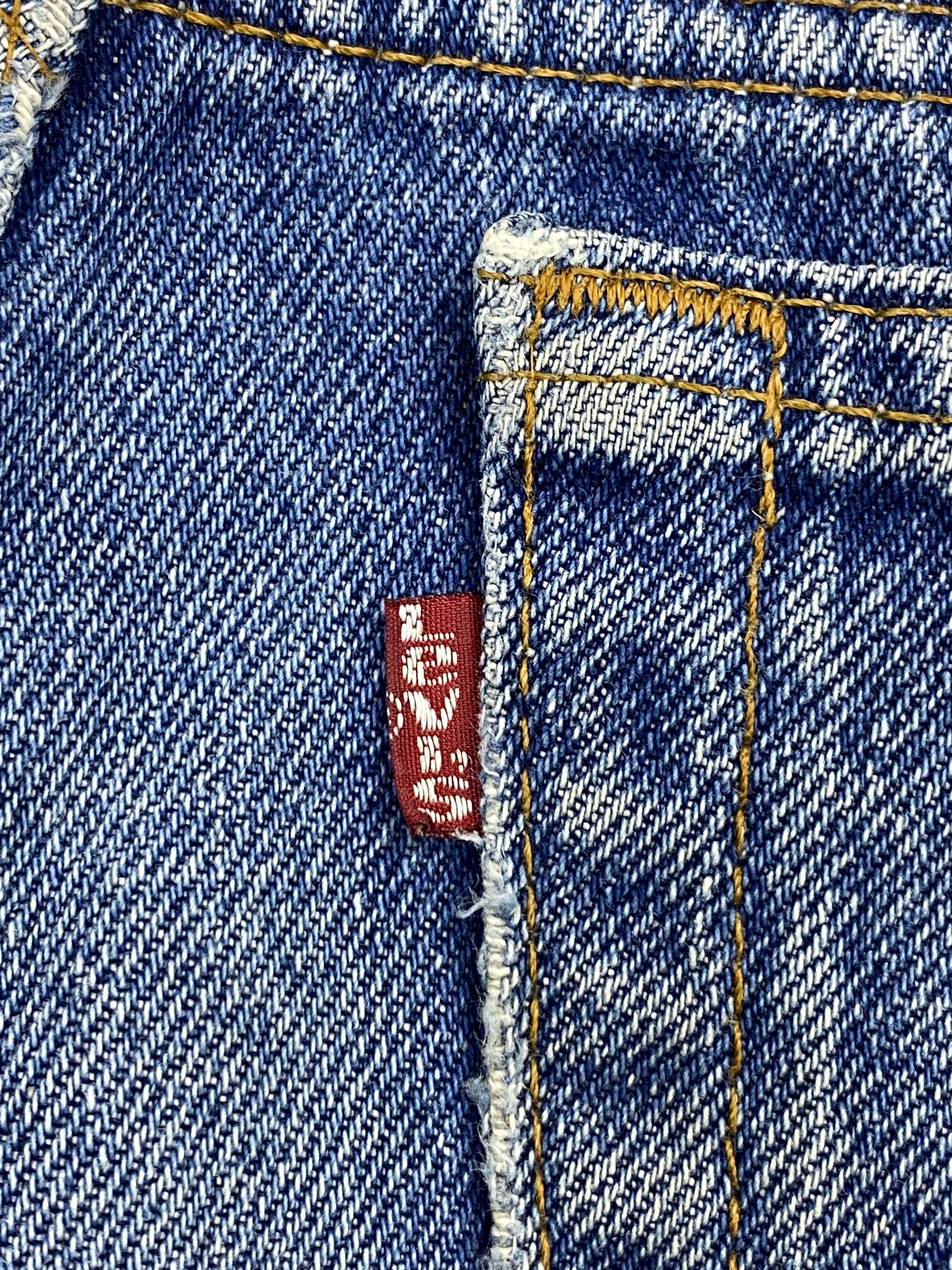 Levi's × Vintage Vintage 80s Levi's 505 Faded Blue Denim Jeans Size US 36 / EU 52 - 6 Thumbnail