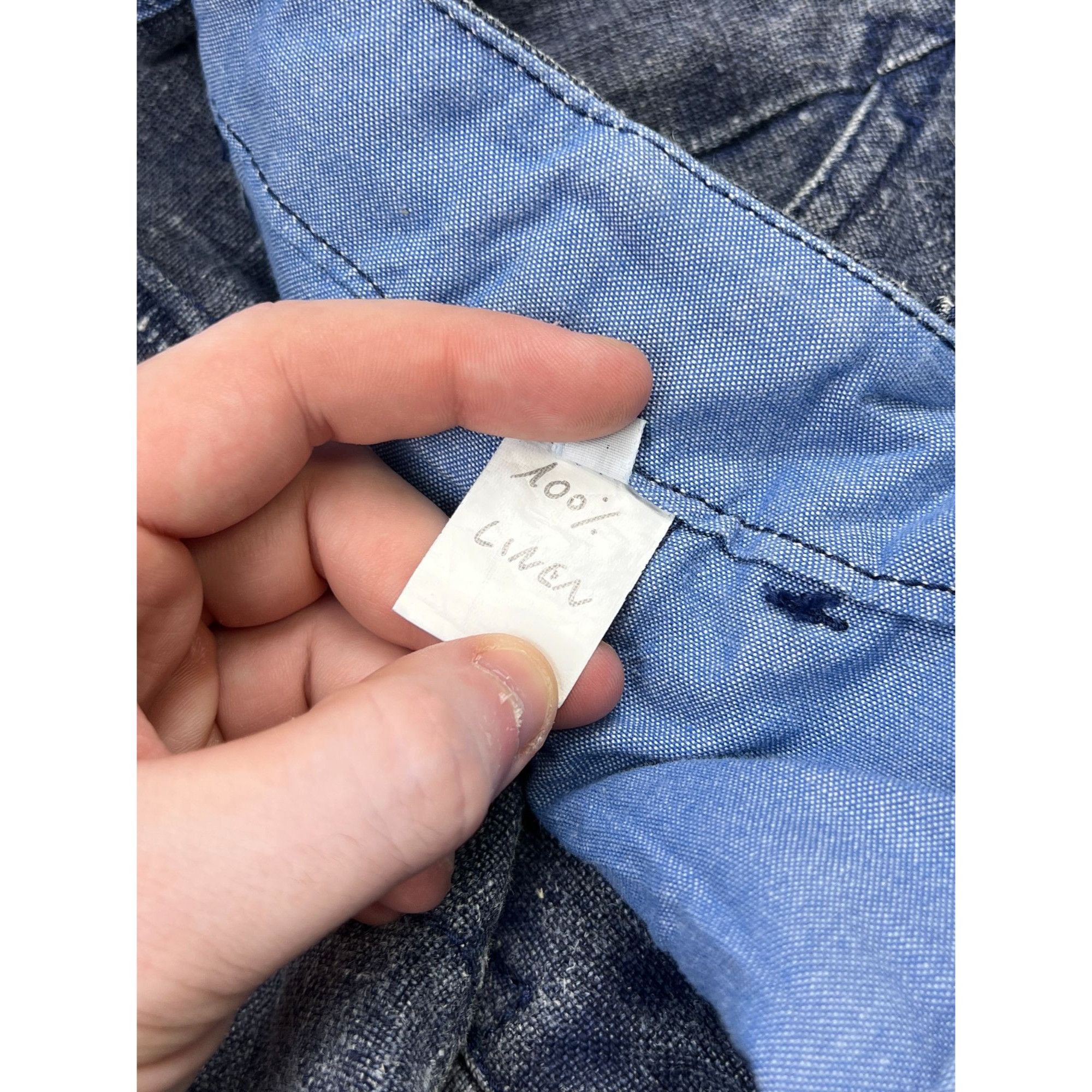 Ermanno Gallamini Ermanno Gallamini Linen Stonewashed Pants (Y0951) Size US 30 / EU 46 - 7 Thumbnail