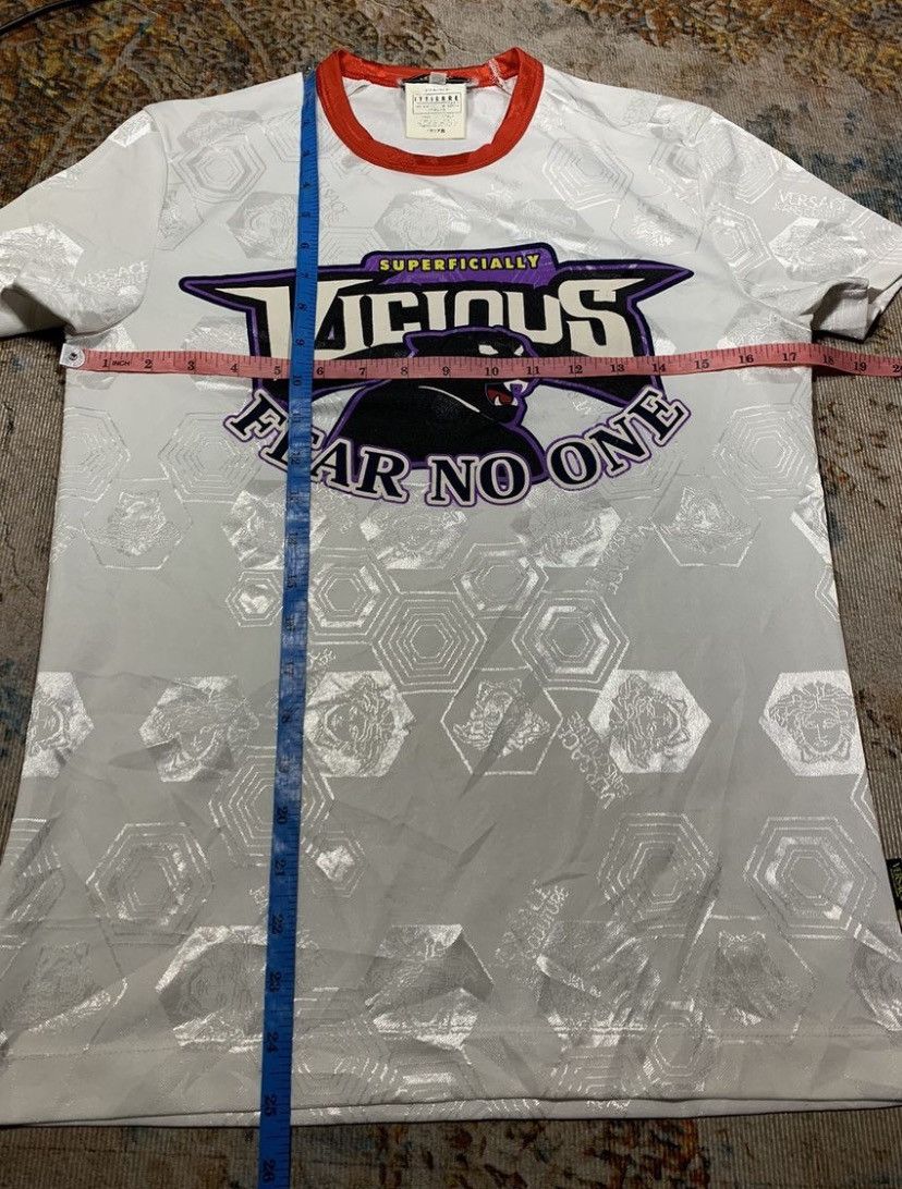 Versace Vintage Versace Jeans Fear No one Monogram Size US S / EU 44-46 / 1 - 7 Thumbnail