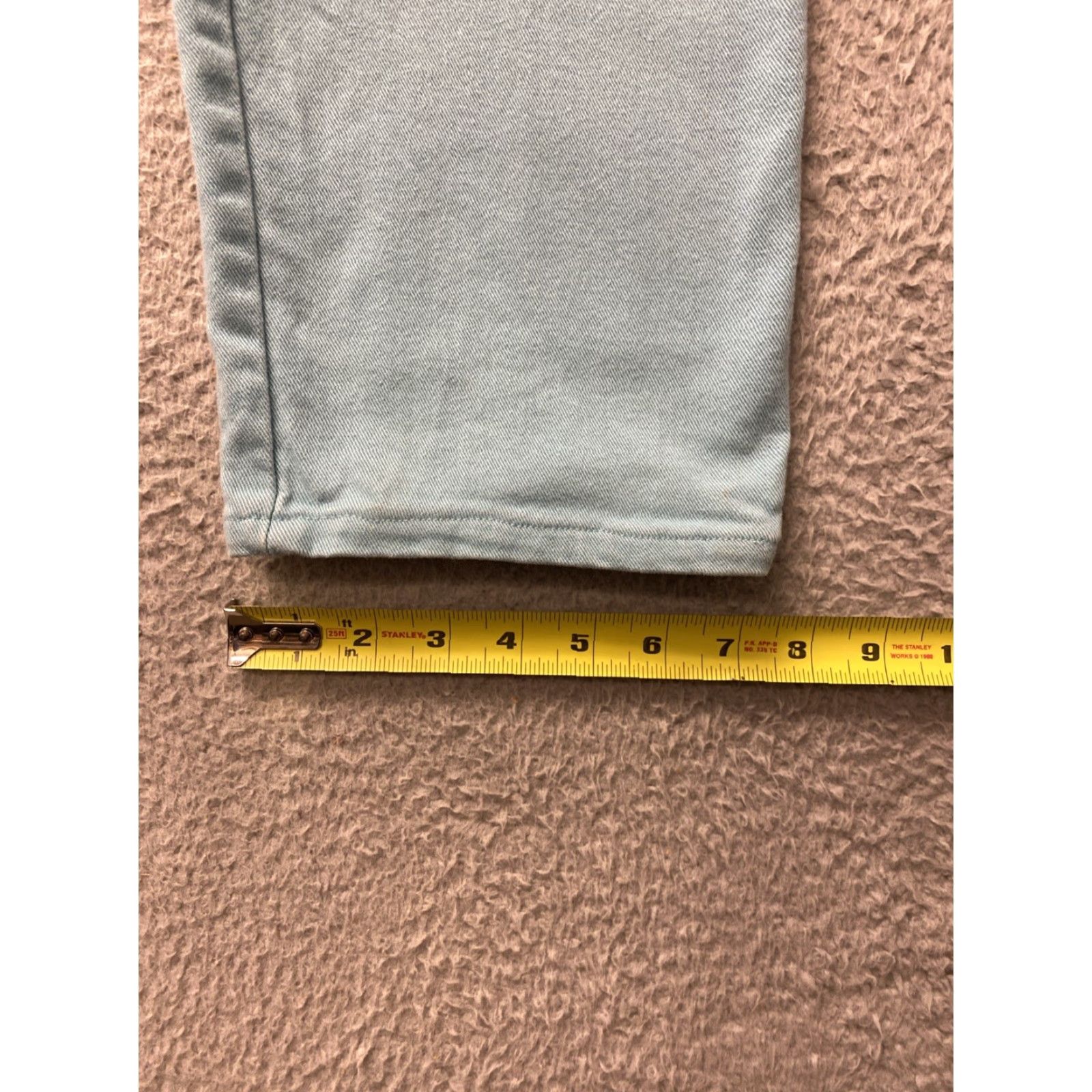Gloria Vanderbilt GLORIA VANDERBILT Amanda Jeans Ladies' Size 8 Turquoise Stretch Denim Classic Rise 28" Inseam Womens Size 31" - 7 Thumbnail