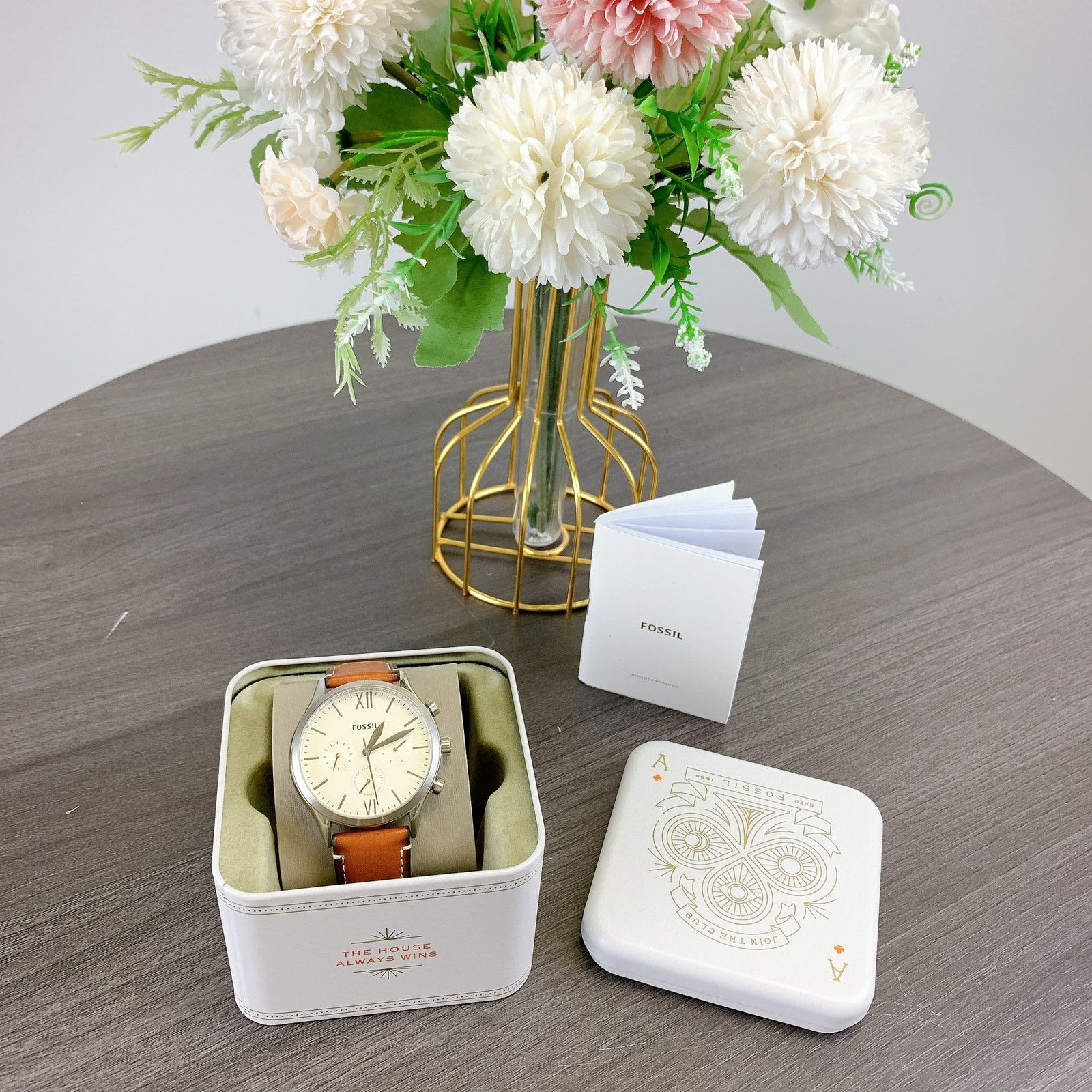 Fossil BQ2363 Fenmore Multifunction Brown Leather Watch