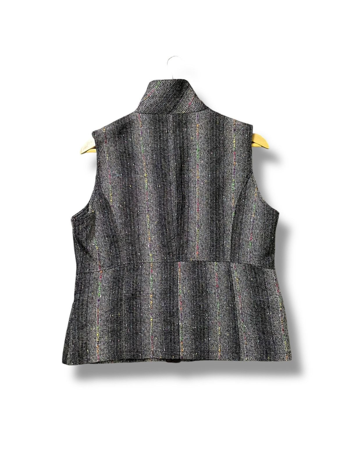 Japanese Brand × Vintage Gracious Tweed Collared Vests (43) Size US L / EU 52-54 / 3 - 4 Thumbnail