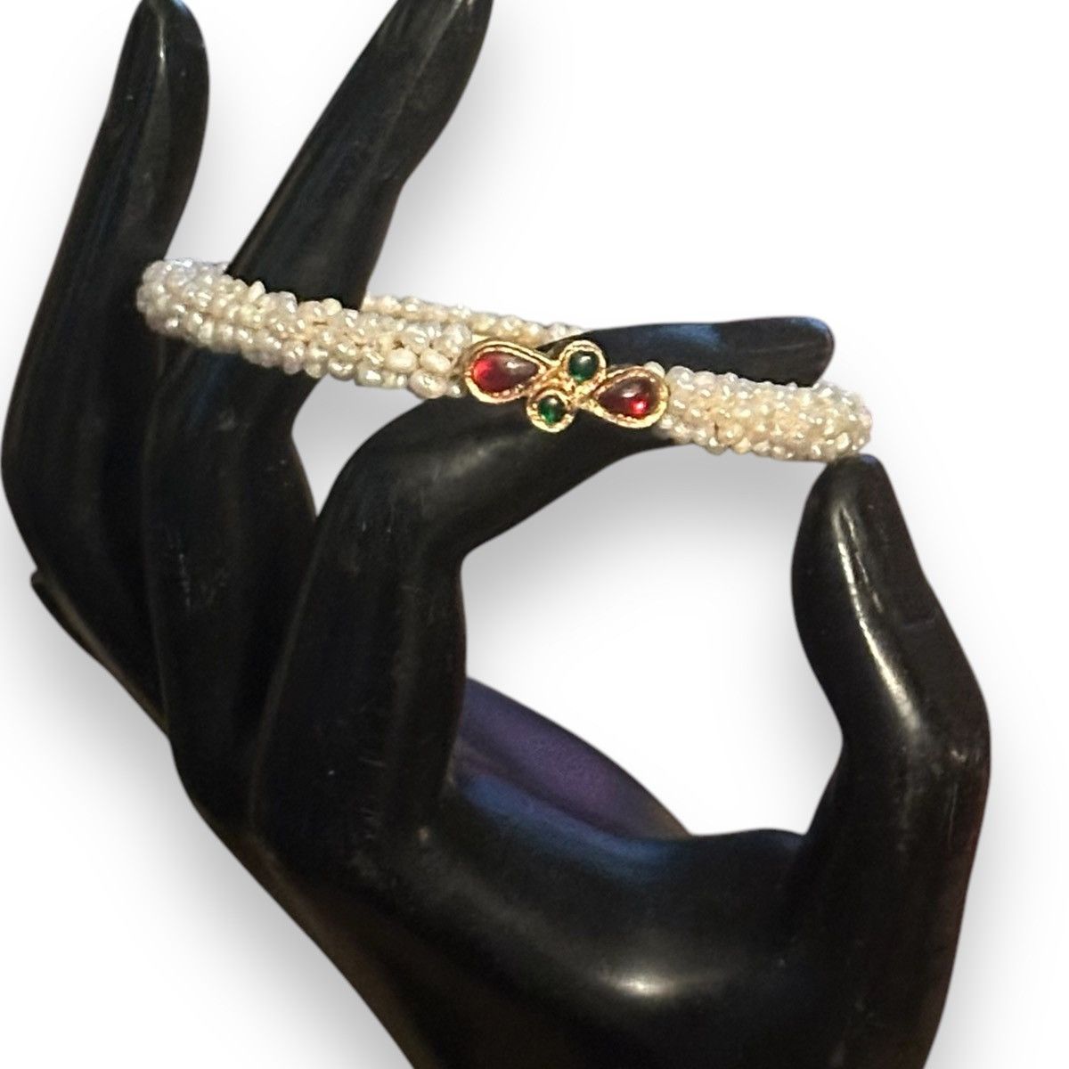 Other Seed pearl bangle bracelet Size ONE SIZE - 2 Thumbnail