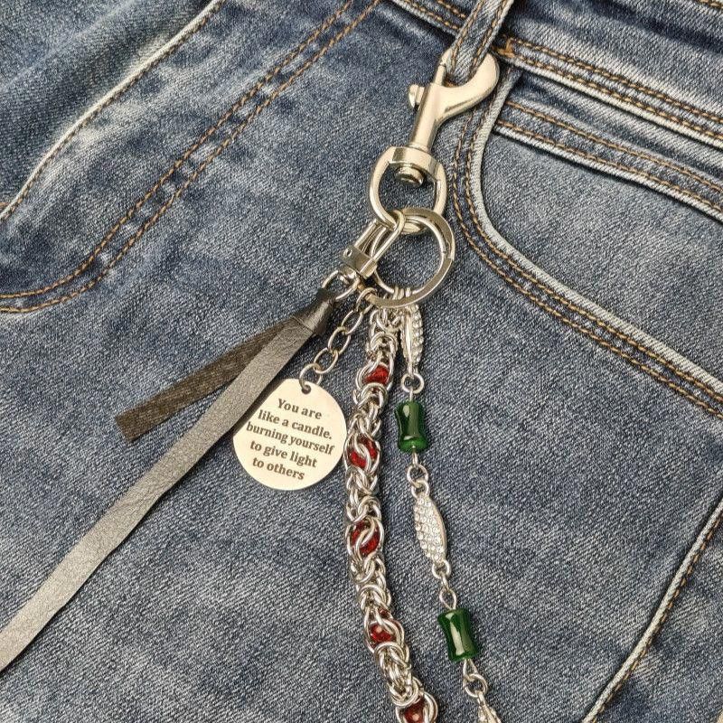 Jewelry 2 Layer Natural Echo Pearled Wallet Chain Size ONE SIZE - 6 Thumbnail