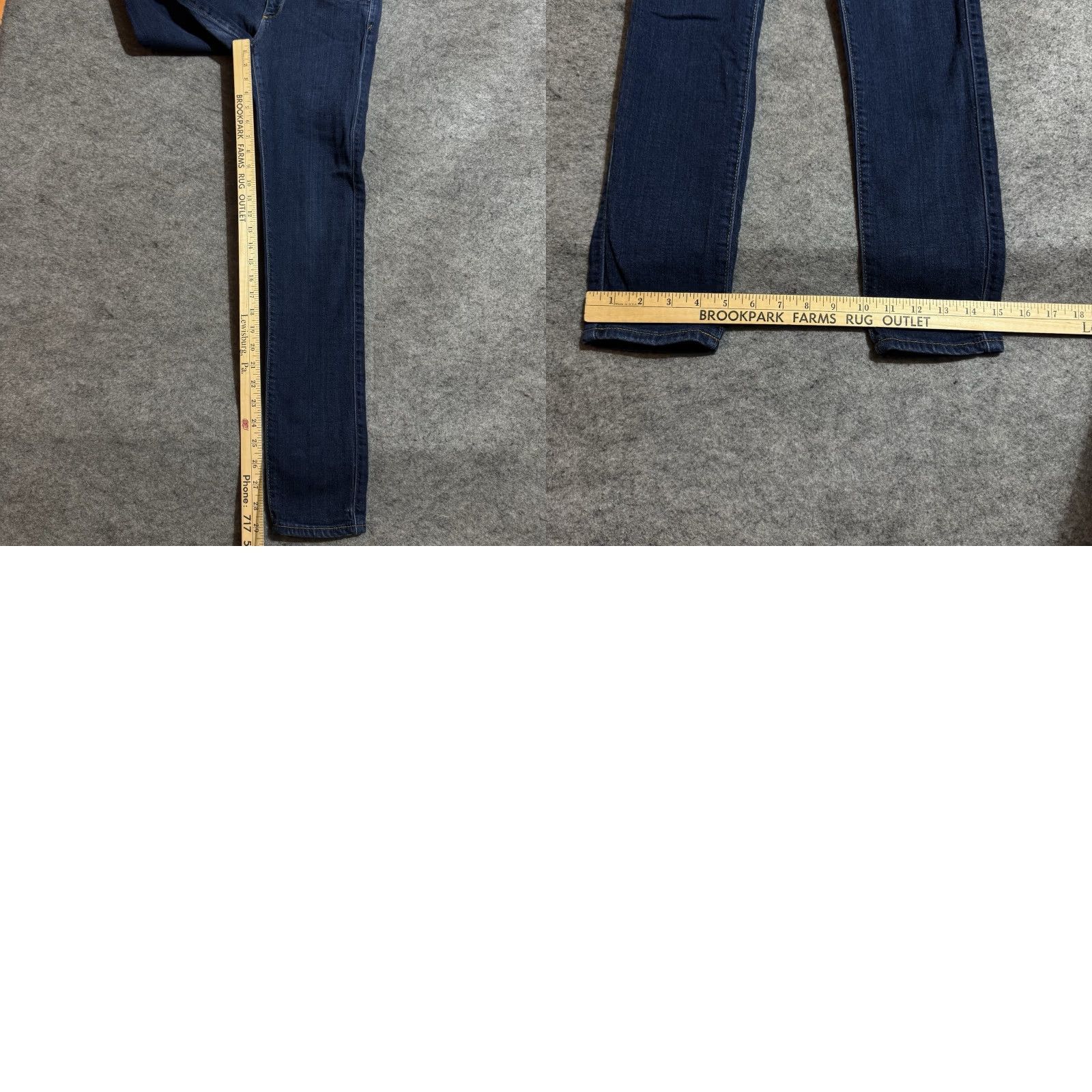 Vintage AG Adriano Goldschmied Legging Jeans Women 28R Super Skinny Stretch Chic 2010s Size 28" / US 6 / IT 42 - 9 Thumbnail