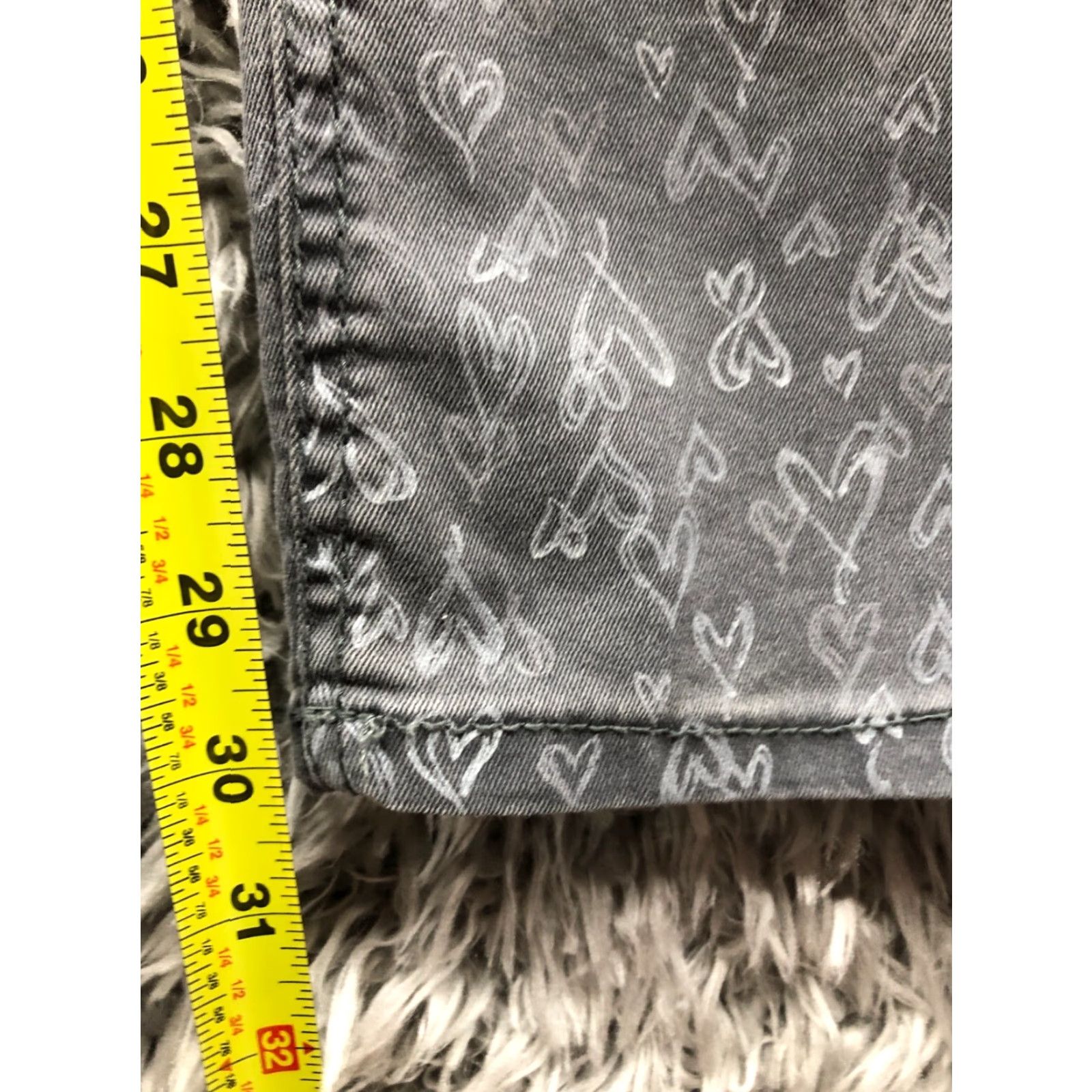 Denime SO Jeans Skinny Size 11 Juniors Low Rise Medium Wash Gray Denim Women Fast Shipping? Size 32" / US 10 / IT 46 - 3 Thumbnail