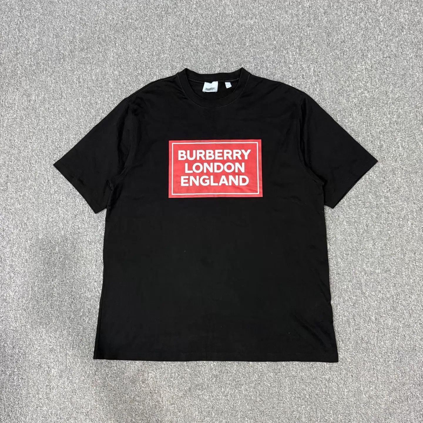 Burberry Black Short Sleeve Graphic T-Shirt Size US M / EU 48-50 / 2 - 1 Thumbnail