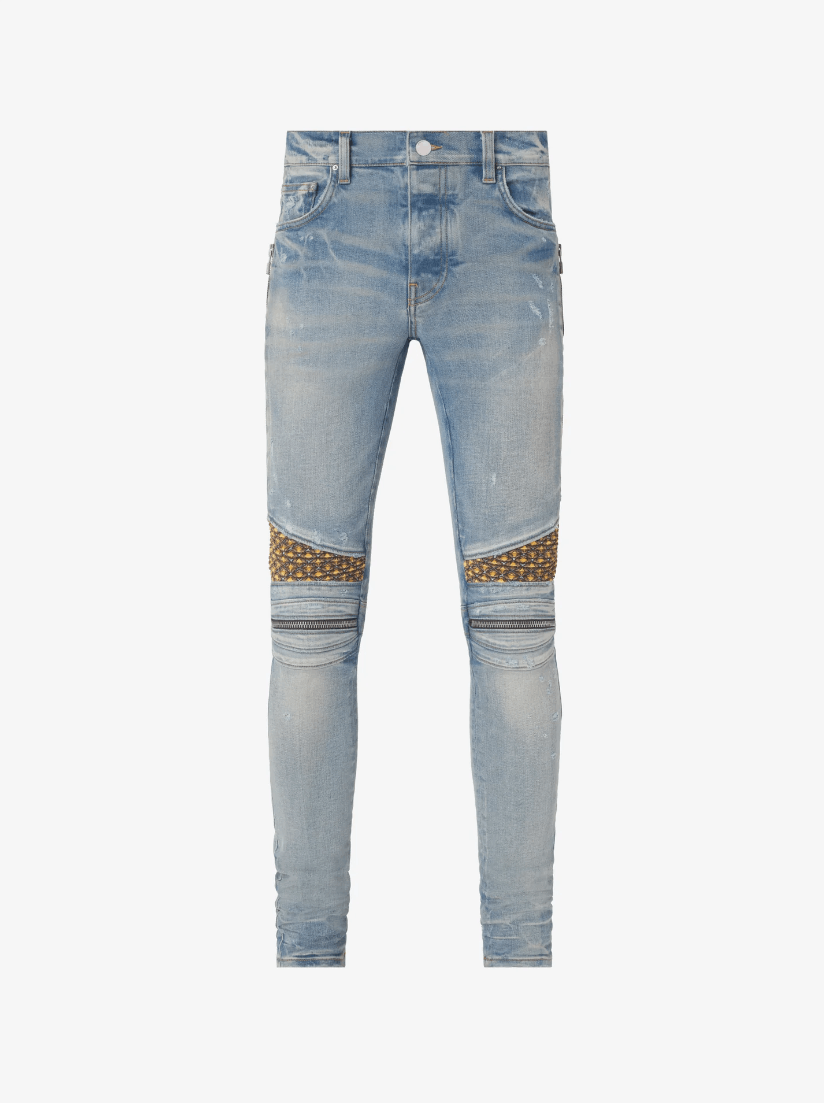 Image of Amiri velvet Pj Mx2 Jean Denim in Clay Indigo, Men's (Size 31)