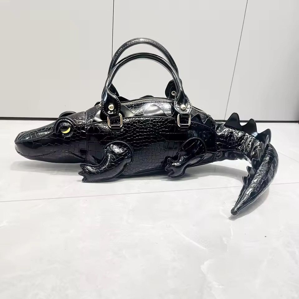 Other Streetwear Designer PU Leather Shoulder Crocodile Hand Bag Size ONE SIZE - 2 Thumbnail