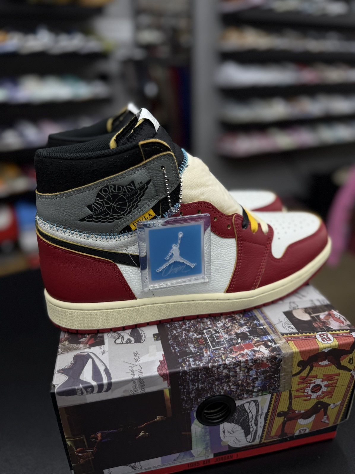 Jordan Brand × Nike Nike Jordan 1 Union (HV8563-600) Size 11.5 (NEW) Size US 11.5 / EU 44-45 - 2 Thumbnail