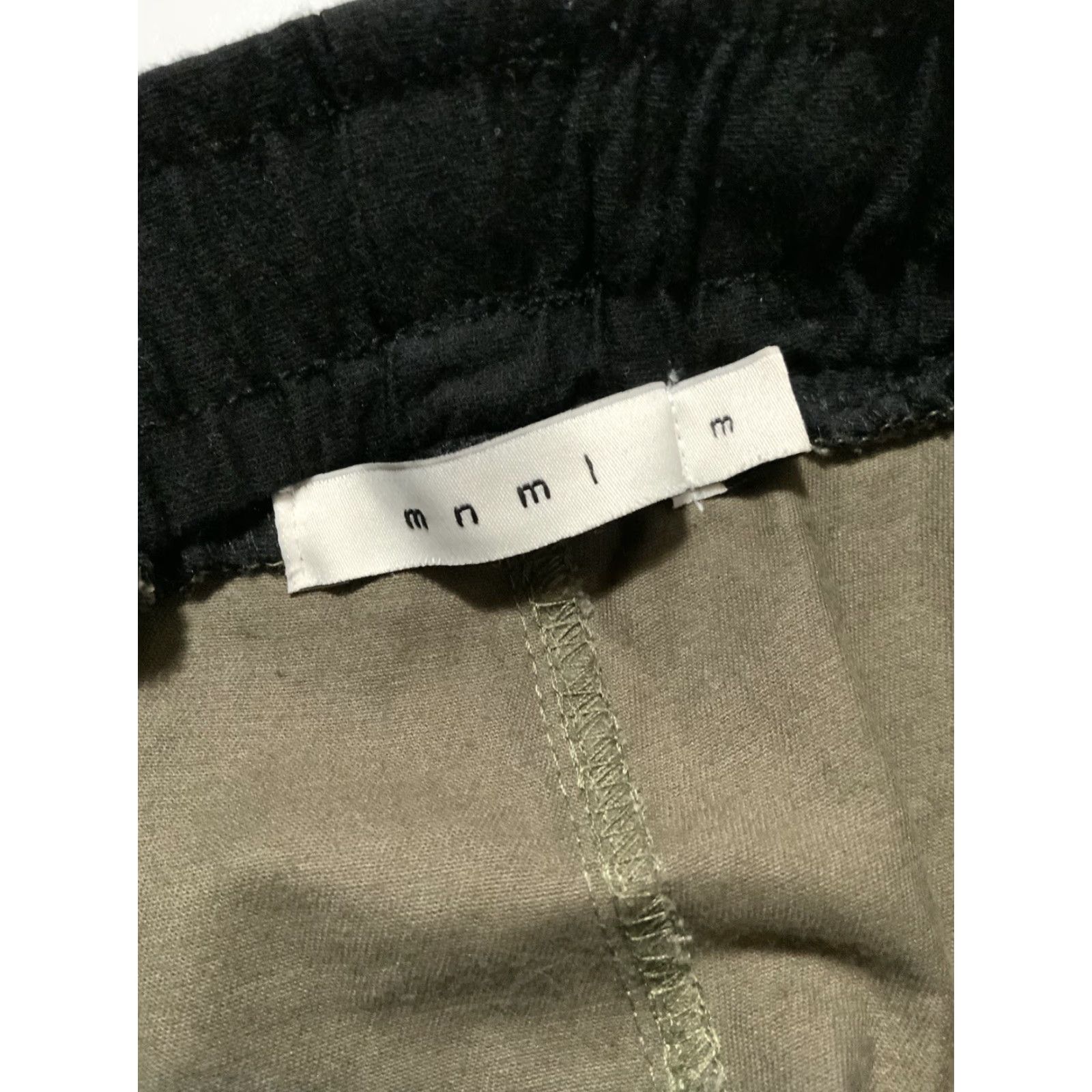 MNML MNML Los Angeles Slim Fit Olive Green Cargo Drawstring Utility Pants M Men Cargo Pants Slim Drawstring 32in Inseam Regular Size Olive Green Mens Size US 31 - 6 Thumbnail