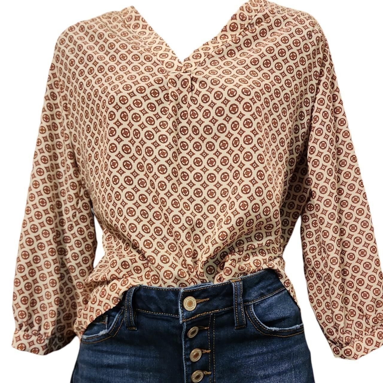 Cynthia Rowley Cynthia Rowley V-neck Blouse Size S / US 4 / IT 40 - 3 Thumbnail