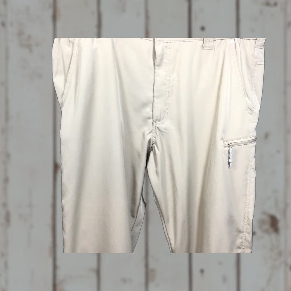 Wrangler Wrangler Authentics Polyester Pants 38x33 Beige Size US 38 / EU 54 - 1 Thumbnail