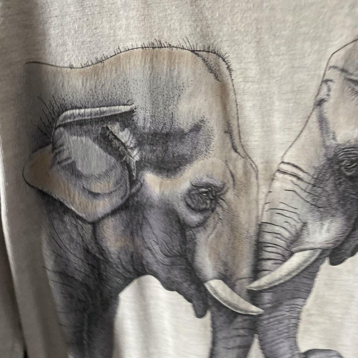 Other Vintage Harlequin Elephant nature 1992 big logo tee size XL Size US XL / EU 56 / 4 - 3 Thumbnail