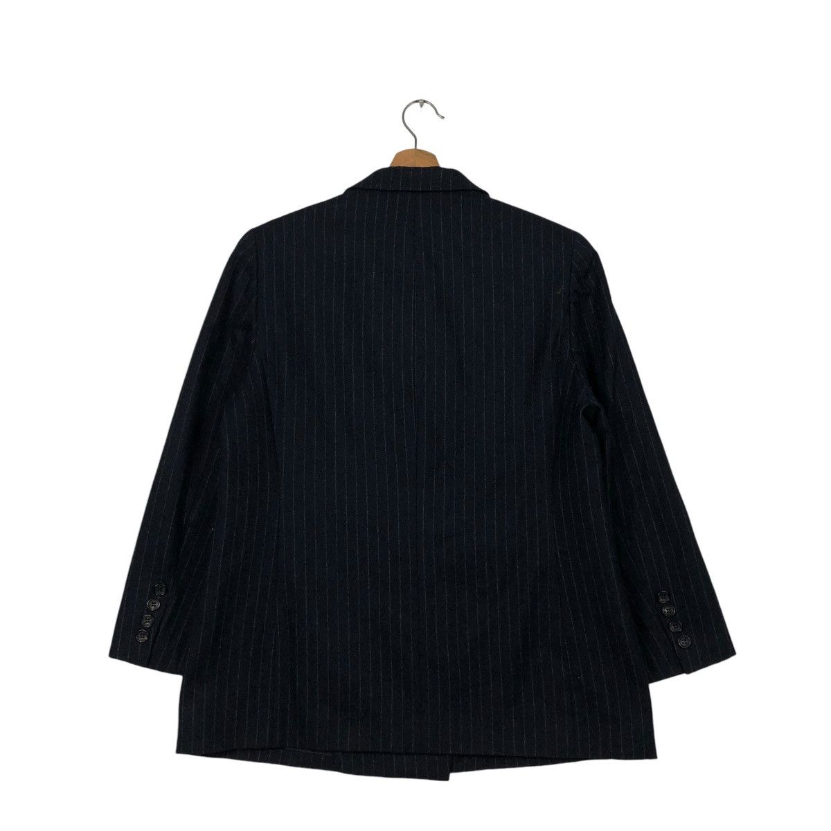 Burberry 🔥VINTAGE BURBERRYS COATS STRIPED DESIGN DOUBLE BREAST Size US M / EU 48-50 / 2 - 10 Thumbnail