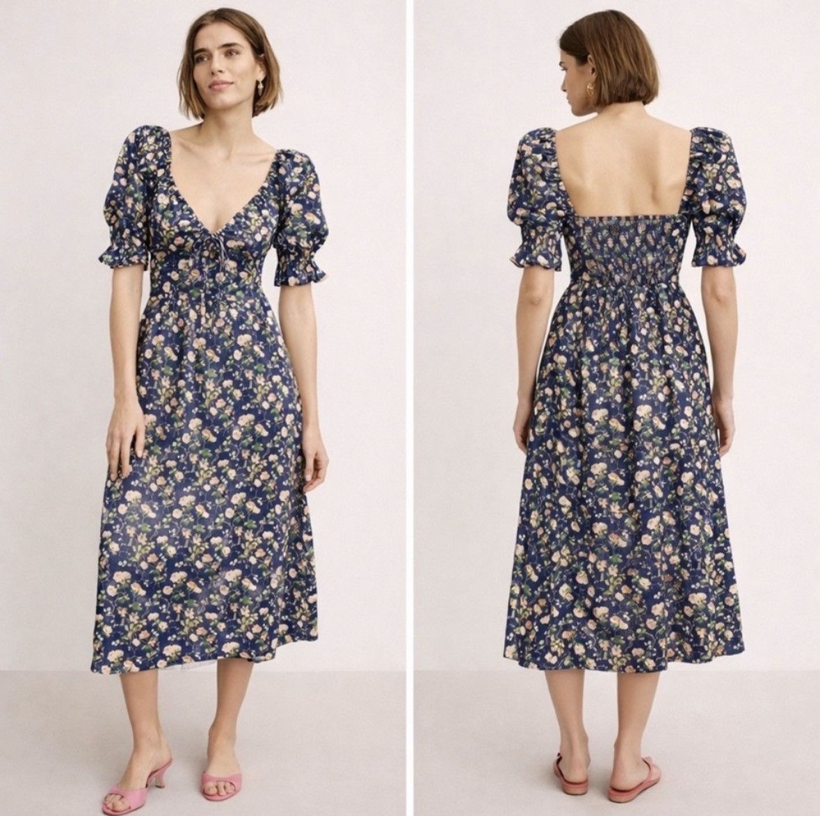 Other Hill House Home The Ophelia Dress in Navy Bluebonnet/Size M Size M / US 6-8 / IT 42-44 - 1 Thumbnail