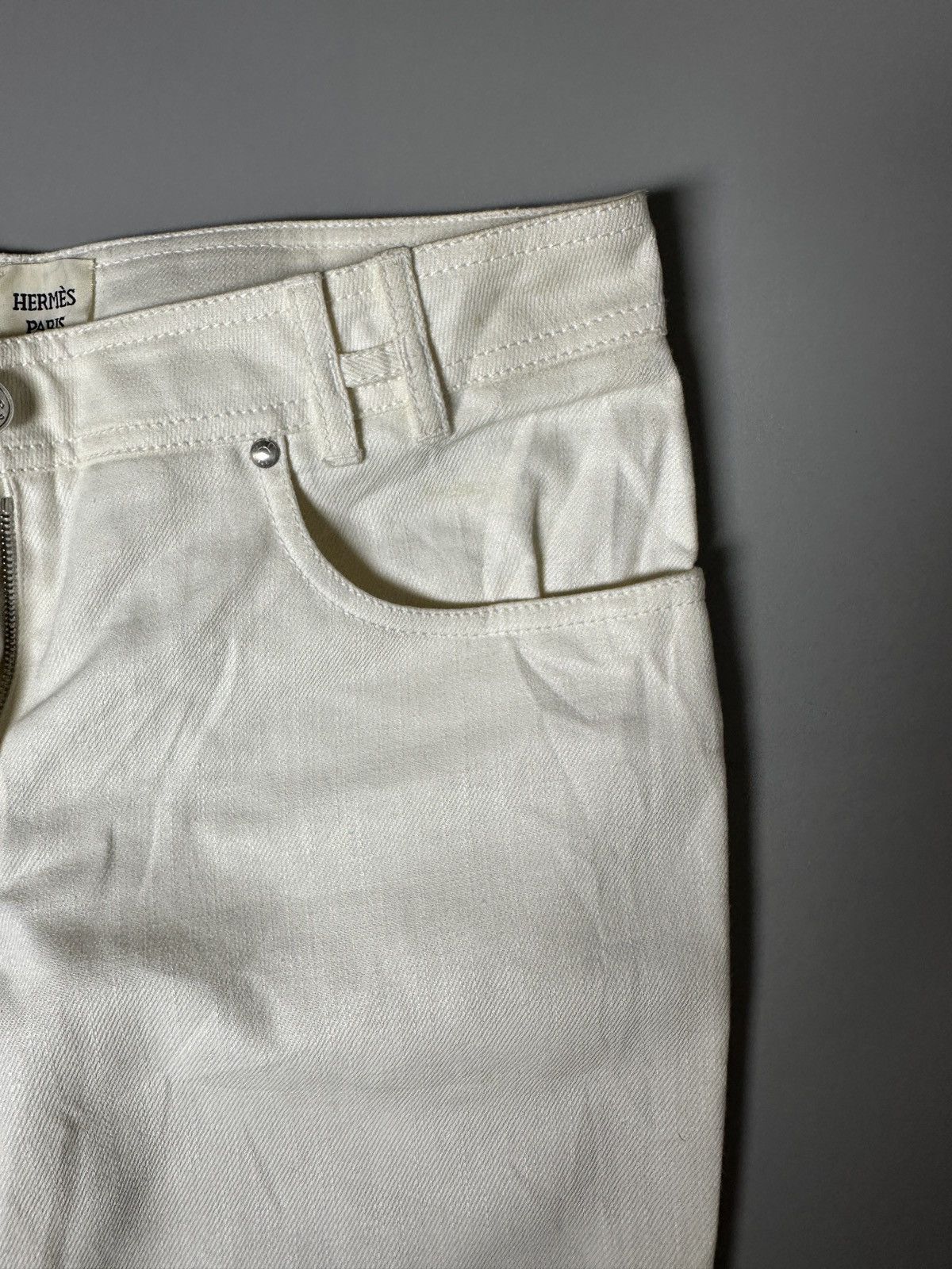 Hermes HERMES / MAISON MARGIELA ERA - CALFSKIN JEANS Size 24" / US 00 / IT 34 - 10 Thumbnail