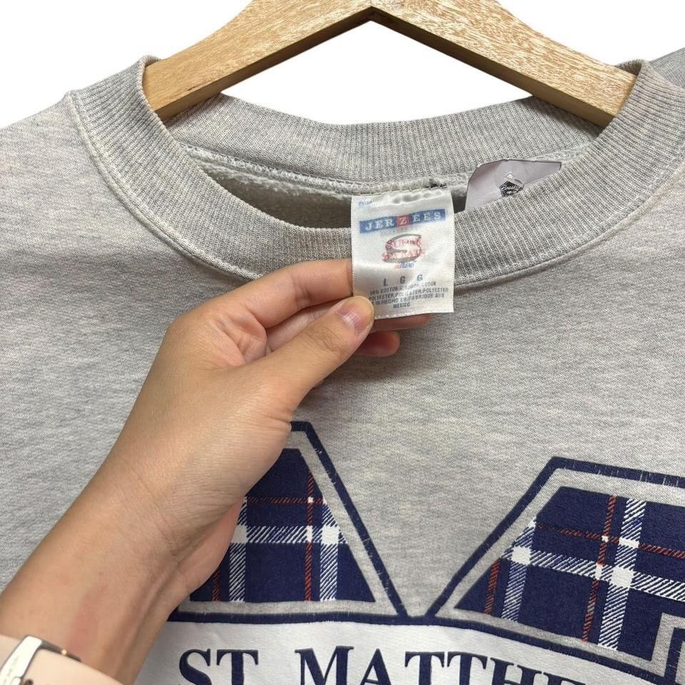 Vintage Vintage St Matthew sweatshirt size: L Size US L / EU 52-54 / 3 - 3 Thumbnail