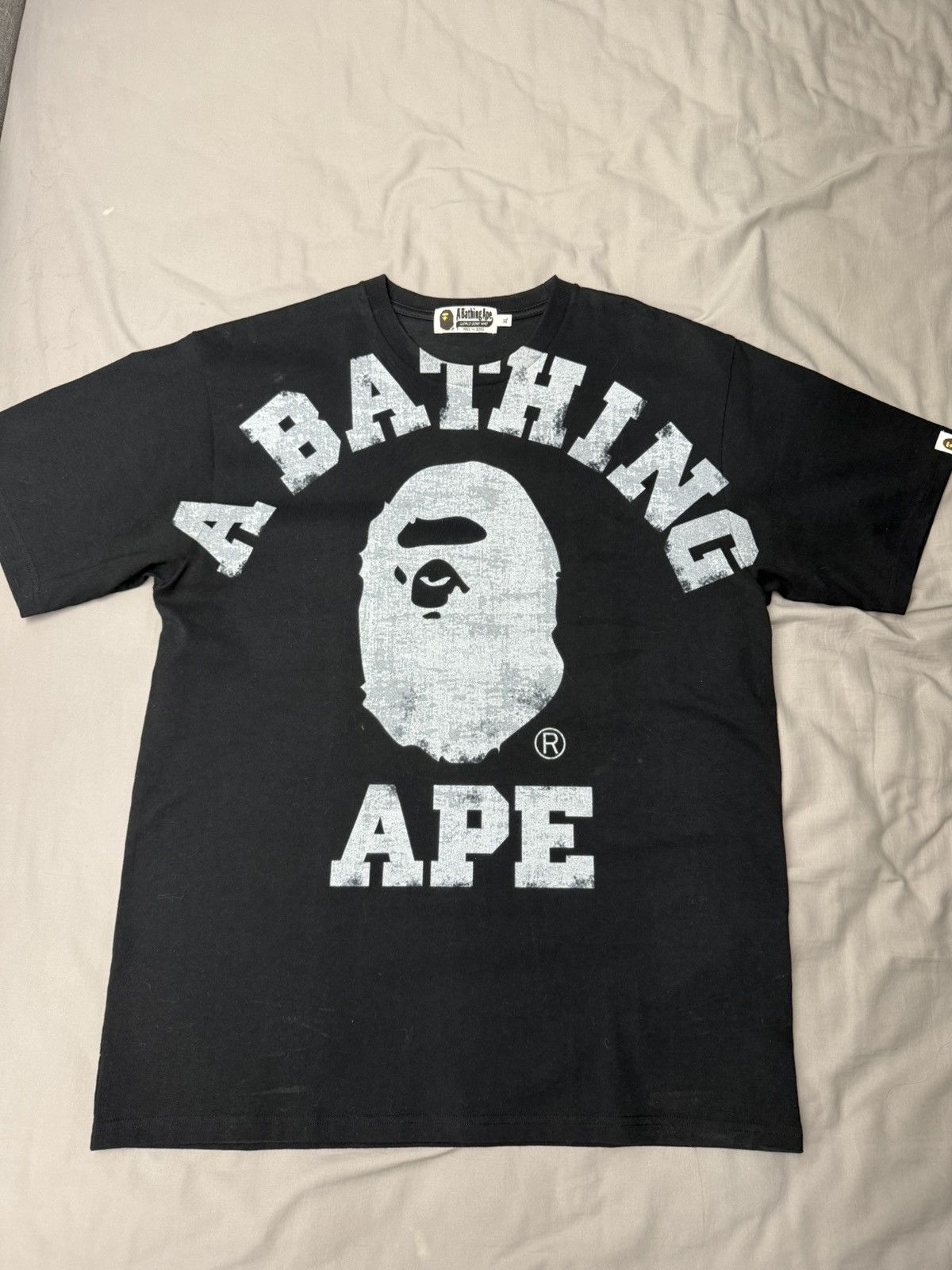 Bape Overprinted College Tee Size US XL / EU 56 / 4 - 1 Thumbnail