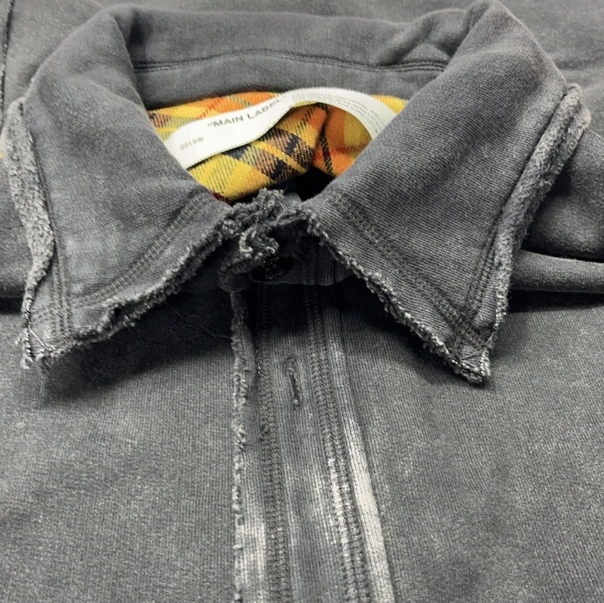 Off-White Off-White Fleece Reconstructed Shirt Size US S / EU 44-46 / 1 - 4 Thumbnail