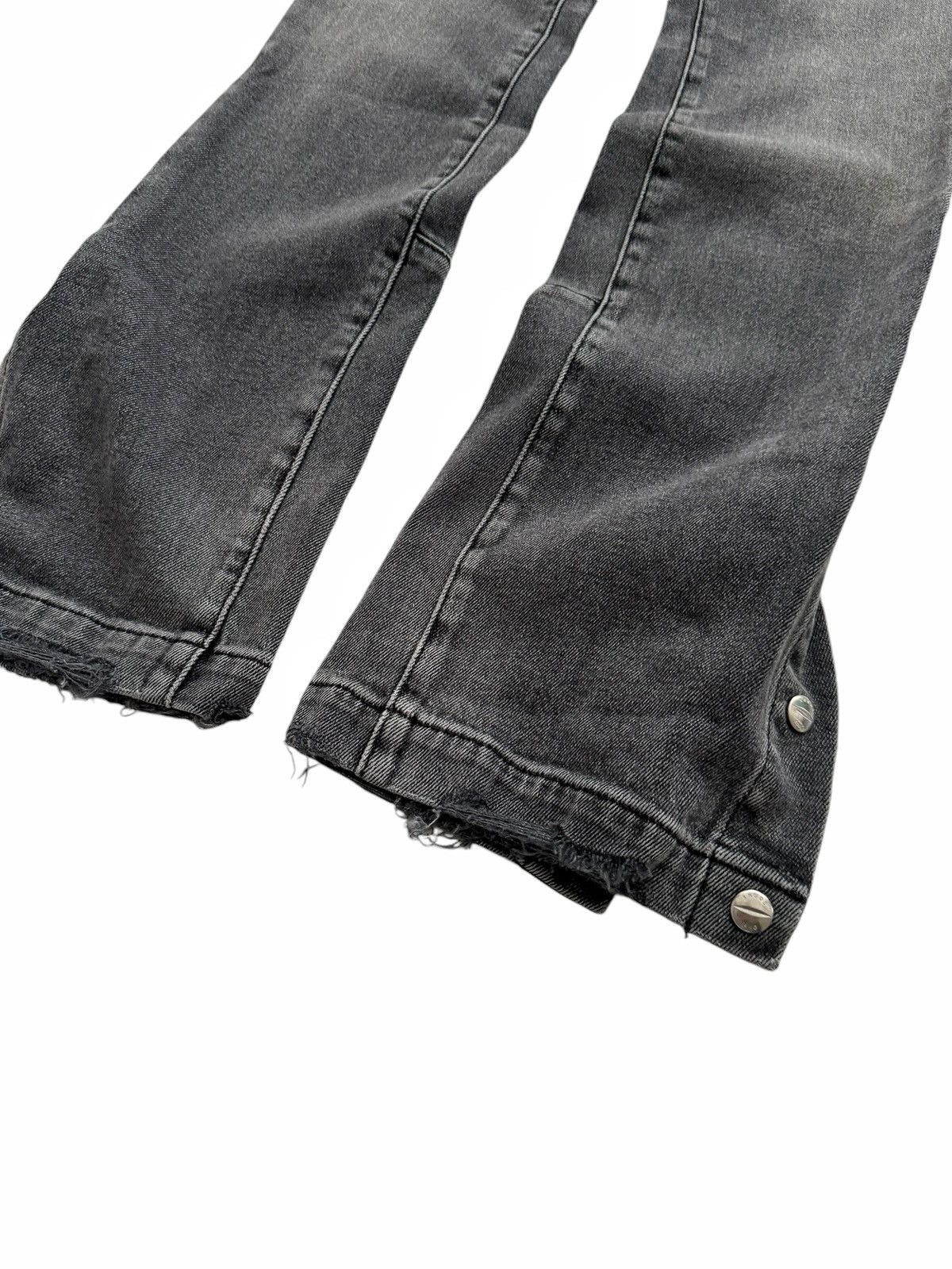 Rhude Pill Snap Leg Grey Denim Size US 32 / EU 48 - 9 Thumbnail