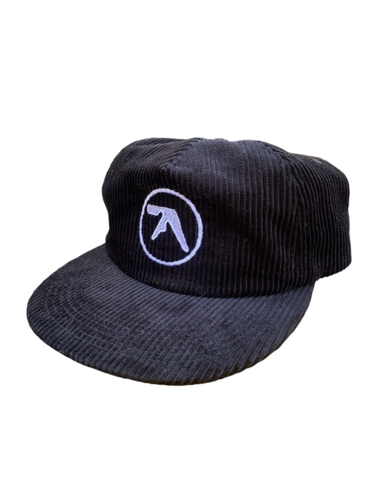 Band Tees × Vintage Vintage Embroided Curduroy Aphex Twin Hat Size ONE SIZE - 1 Thumbnail