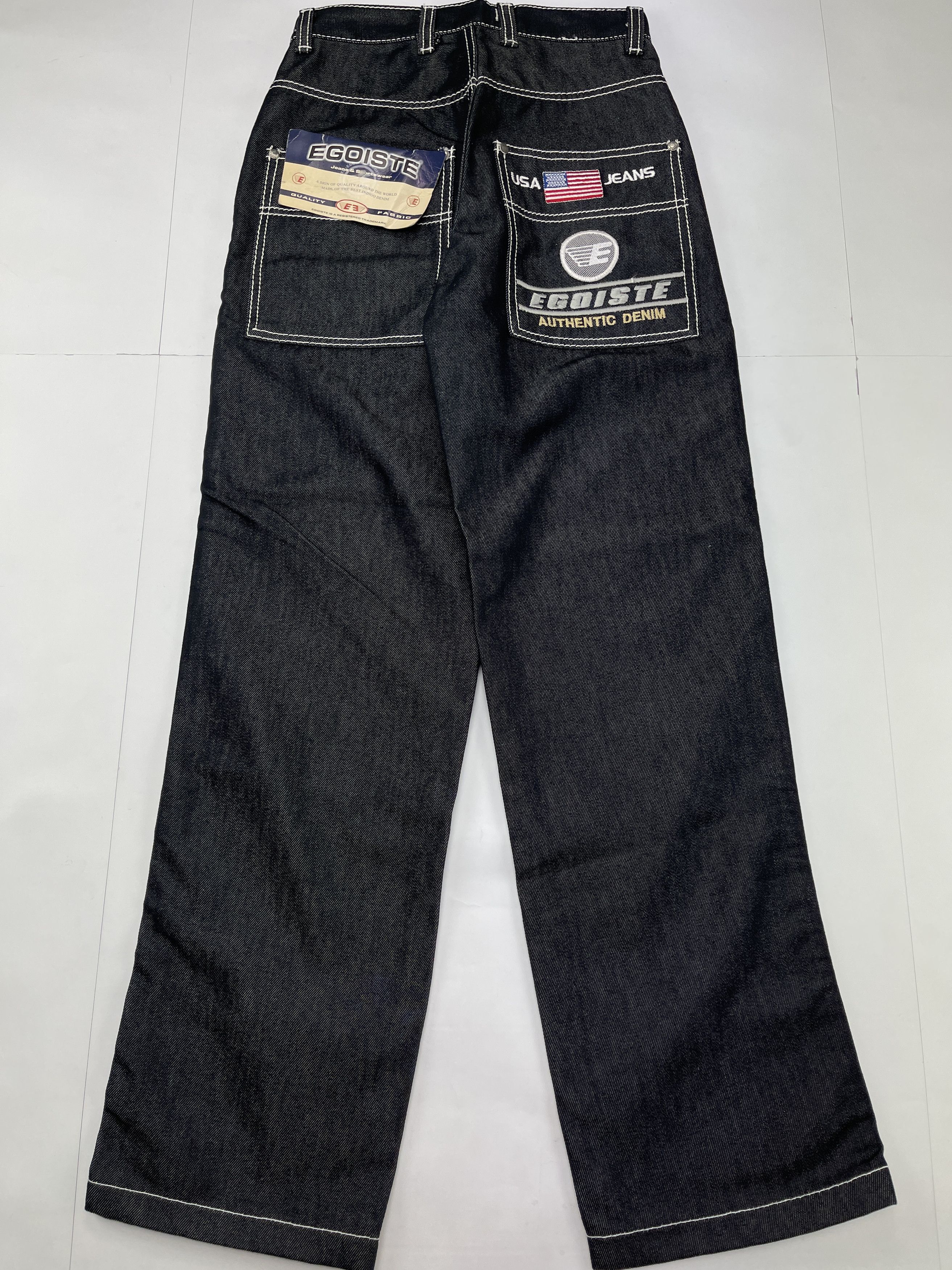 Vintage Egoiste jeans, vintage, 90s hip hop, baggy 1990s size 26 Size US 26 / EU 42 - 1 Thumbnail