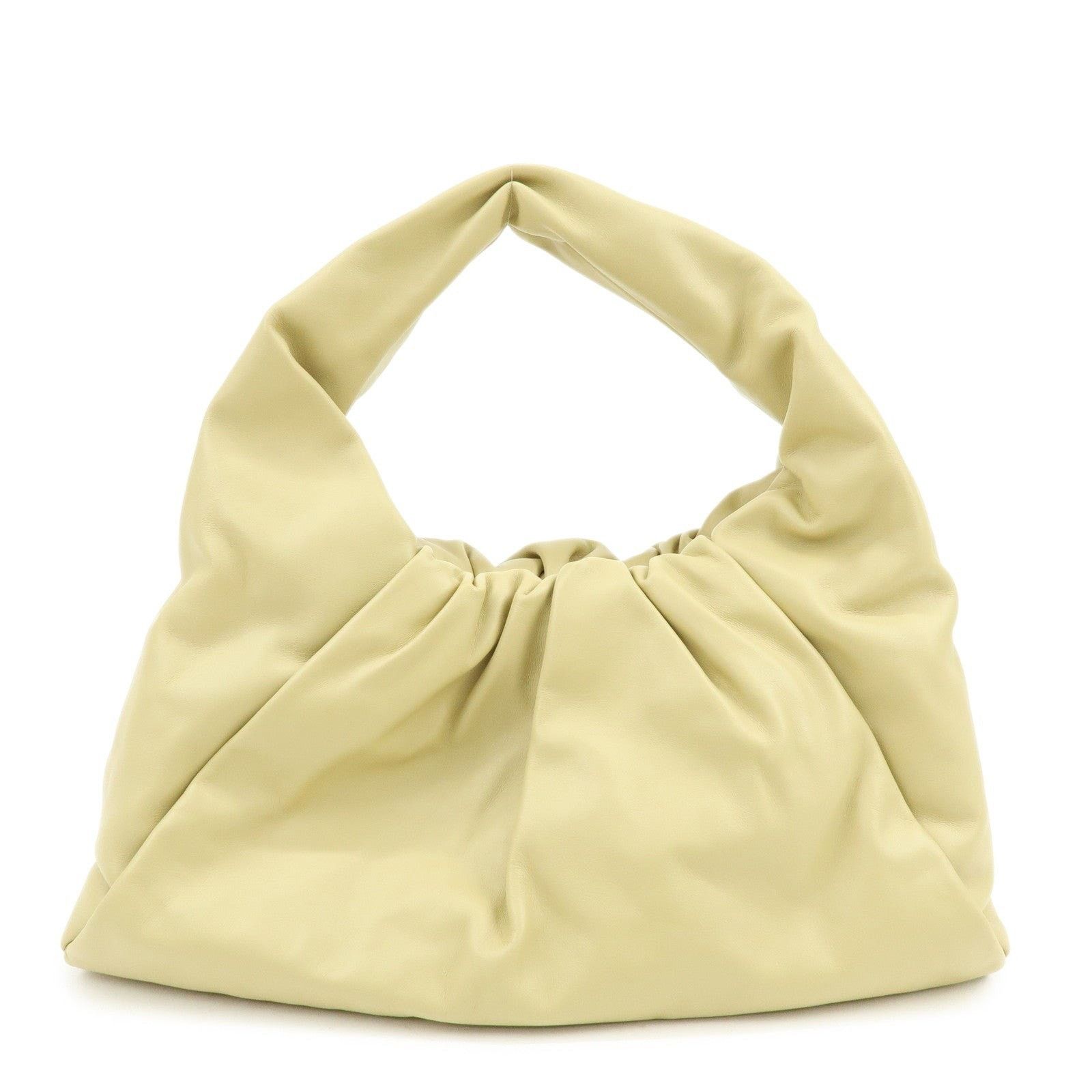 Bottega Veneta Bottega Veneta The Shoulder Pouch Lambskin Bag Yellow Size ONE SIZE - 1 Thumbnail