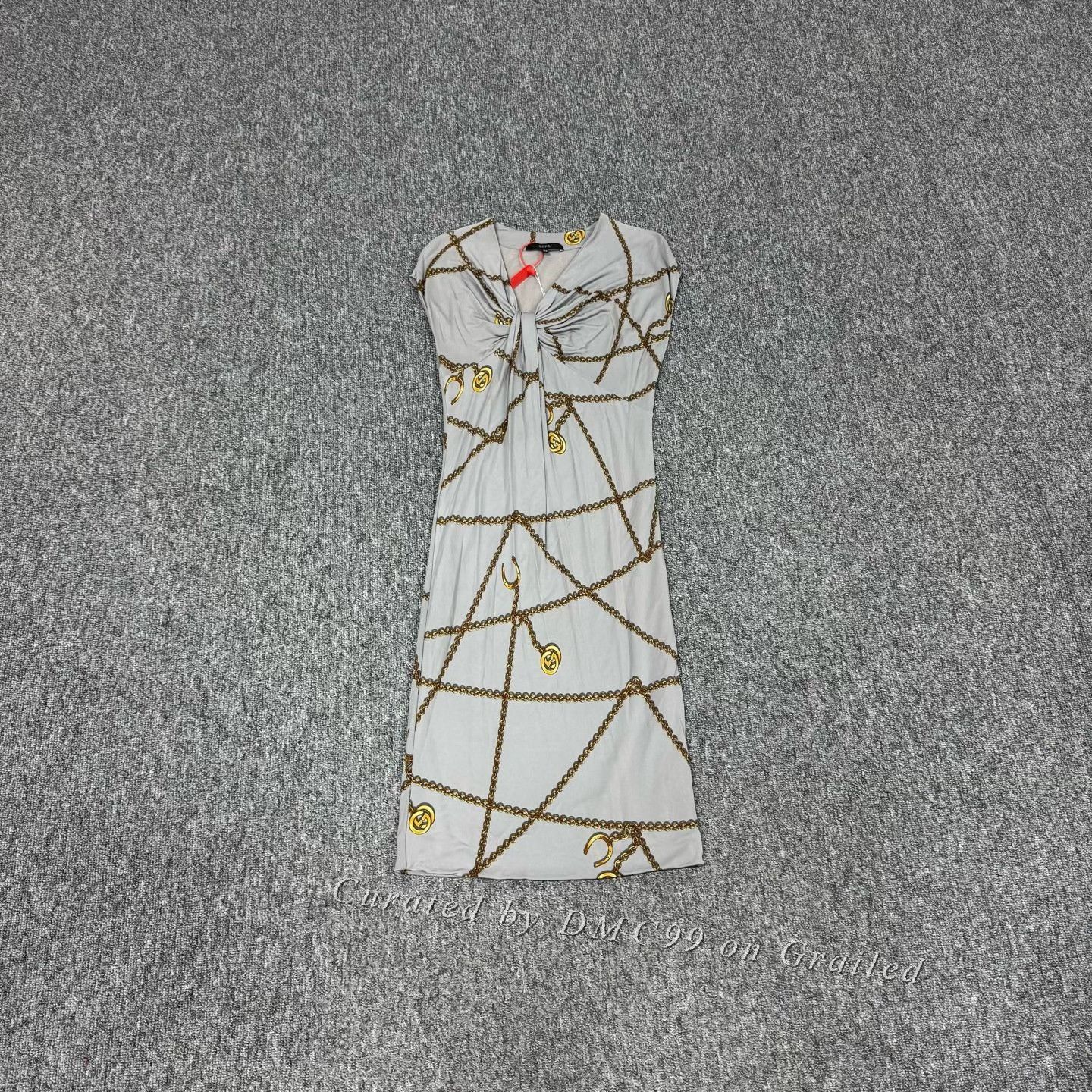 Gucci Gucci Chain Print Dress XS Size XS / US 0-2 / IT 36-38 - 1 Thumbnail