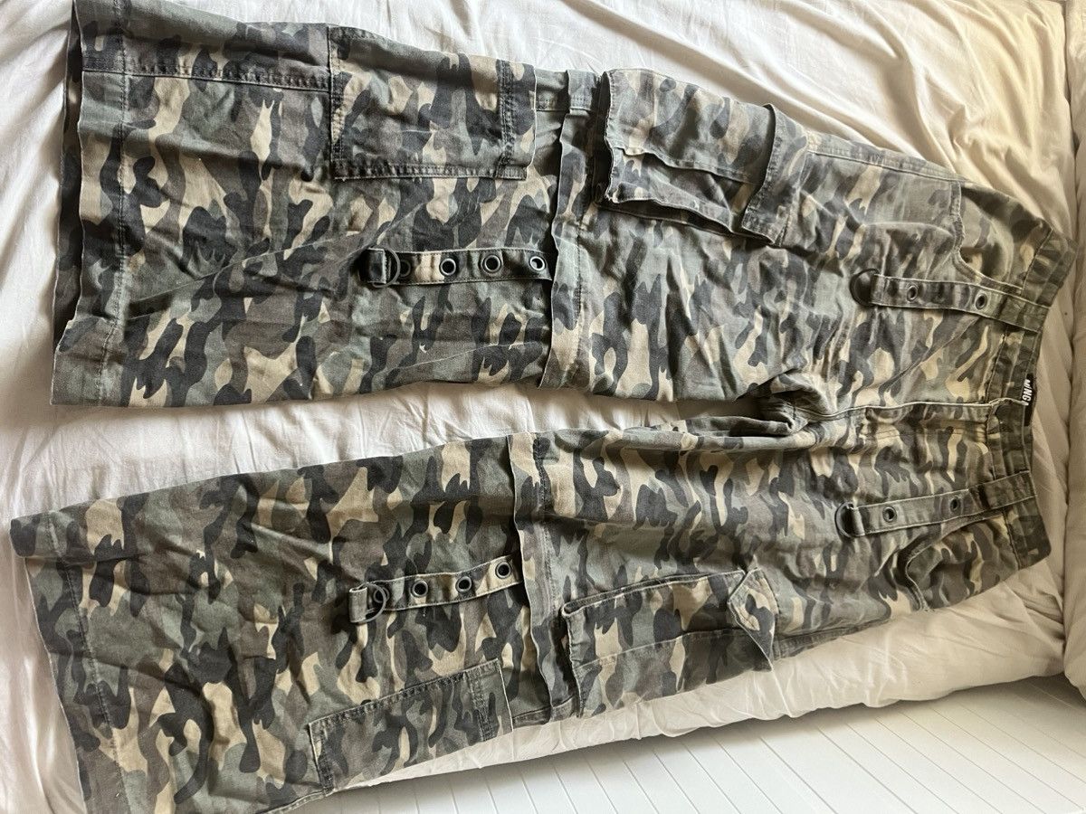 Minga London Trek Camo Wide Leg Cargo Pants | Grailed