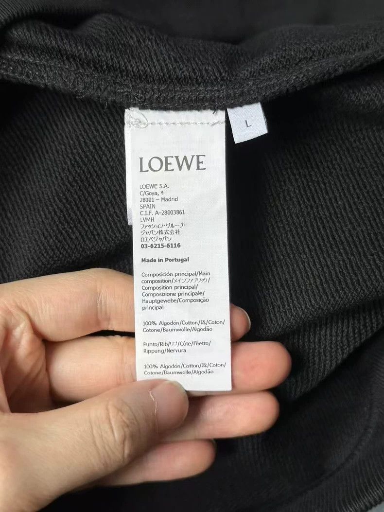 Loewe loewe Black pullover sweatshirt 2505-Nextarrow Size US L / EU 52-54 / 3 - 3 Thumbnail
