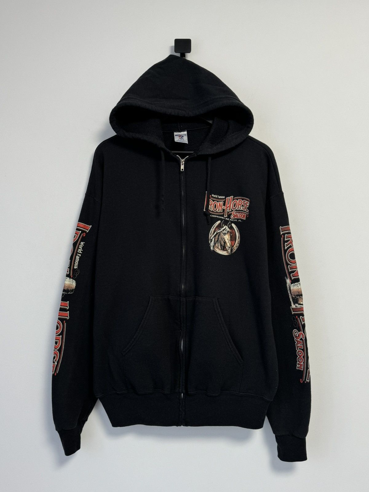 Iron Horse 2009 Bike week Zip hoodie Vintage