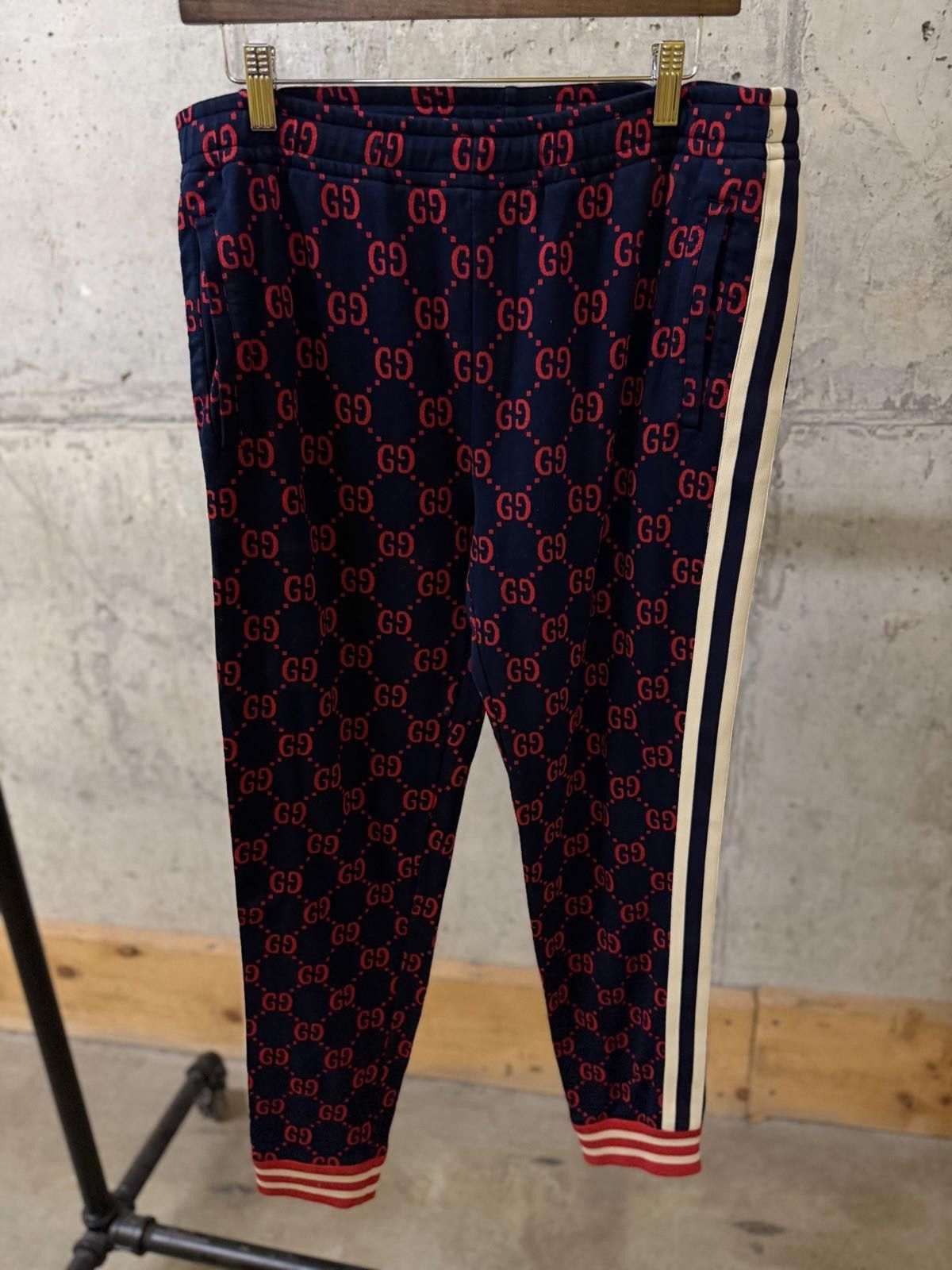 Gucci Size XXL Gucci Sweat Pants Jogger Mens Red Blue Cross Style Size 40" / US 18 - 4 Thumbnail