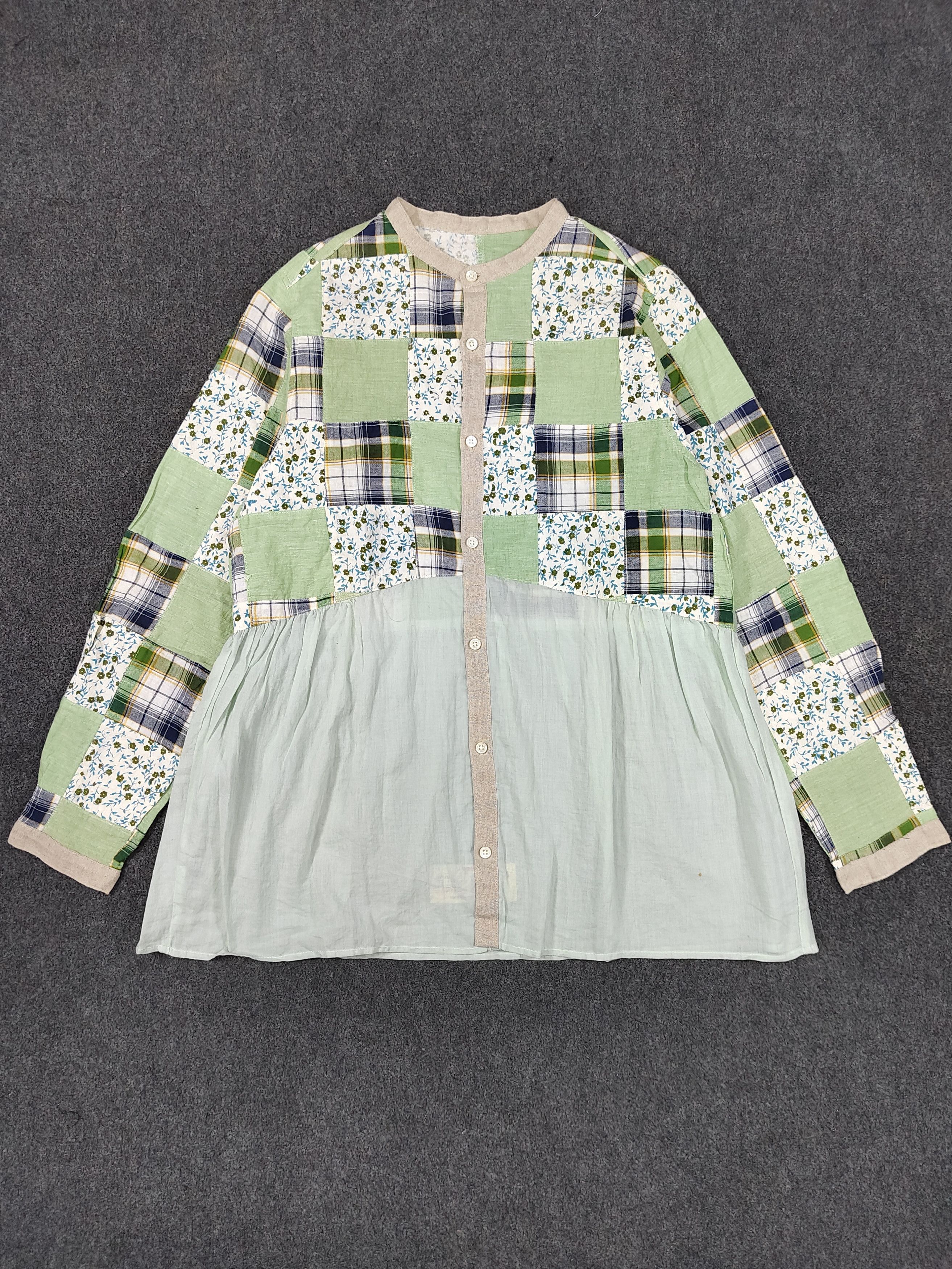 Japanese Brand 🇯🇵 Vtg Kaiseidou Handmade Pacthwork Artisan Craft Shirt Size M / US 6-8 / IT 42-44 - 5 Thumbnail