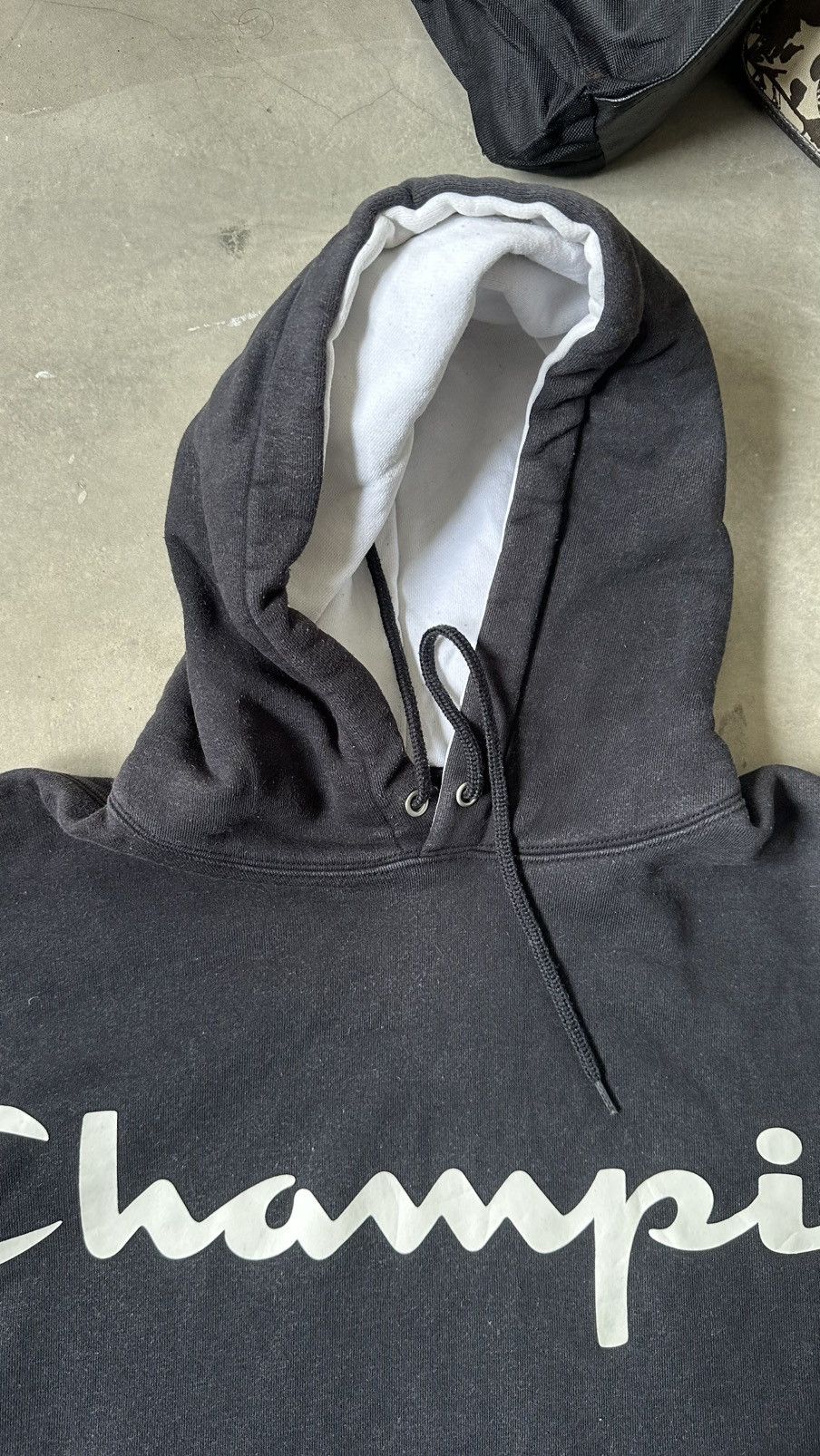 Champion VINTAGE CHAMPION SPELLOUT HOODIE Size US M / EU 48-50 / 2 - 5 Thumbnail