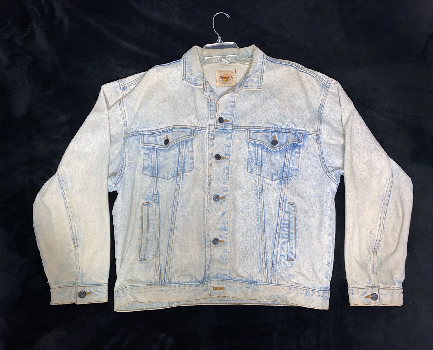 Hard Rock Cafe Hard Rock Cafe Orlando Vintage Denim Jacket Size US XL / EU 56 / 4 - 1 Thumbnail
