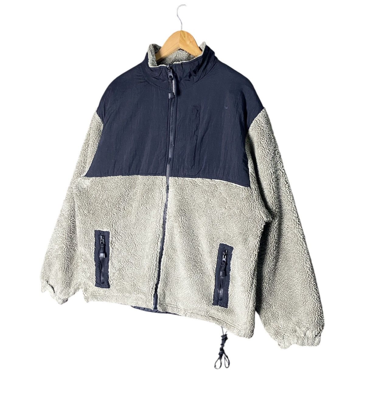 Gap × Vintage Vintage Gap Reversible Fleece Polyester Zipper Jacket Size US L / EU 52-54 / 3 - 2 Thumbnail