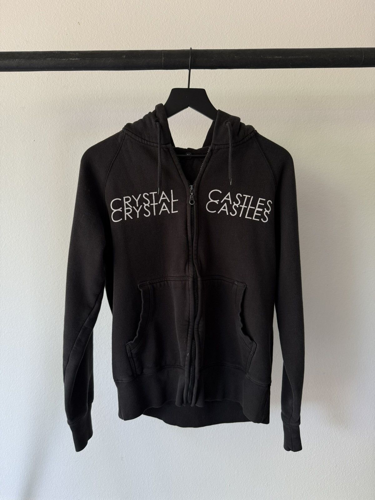 Vintage Crystal Castles 2013 “Kerosene” Zip Up Hoodie Size US S / EU 44-46 / 1 - 1 Thumbnail