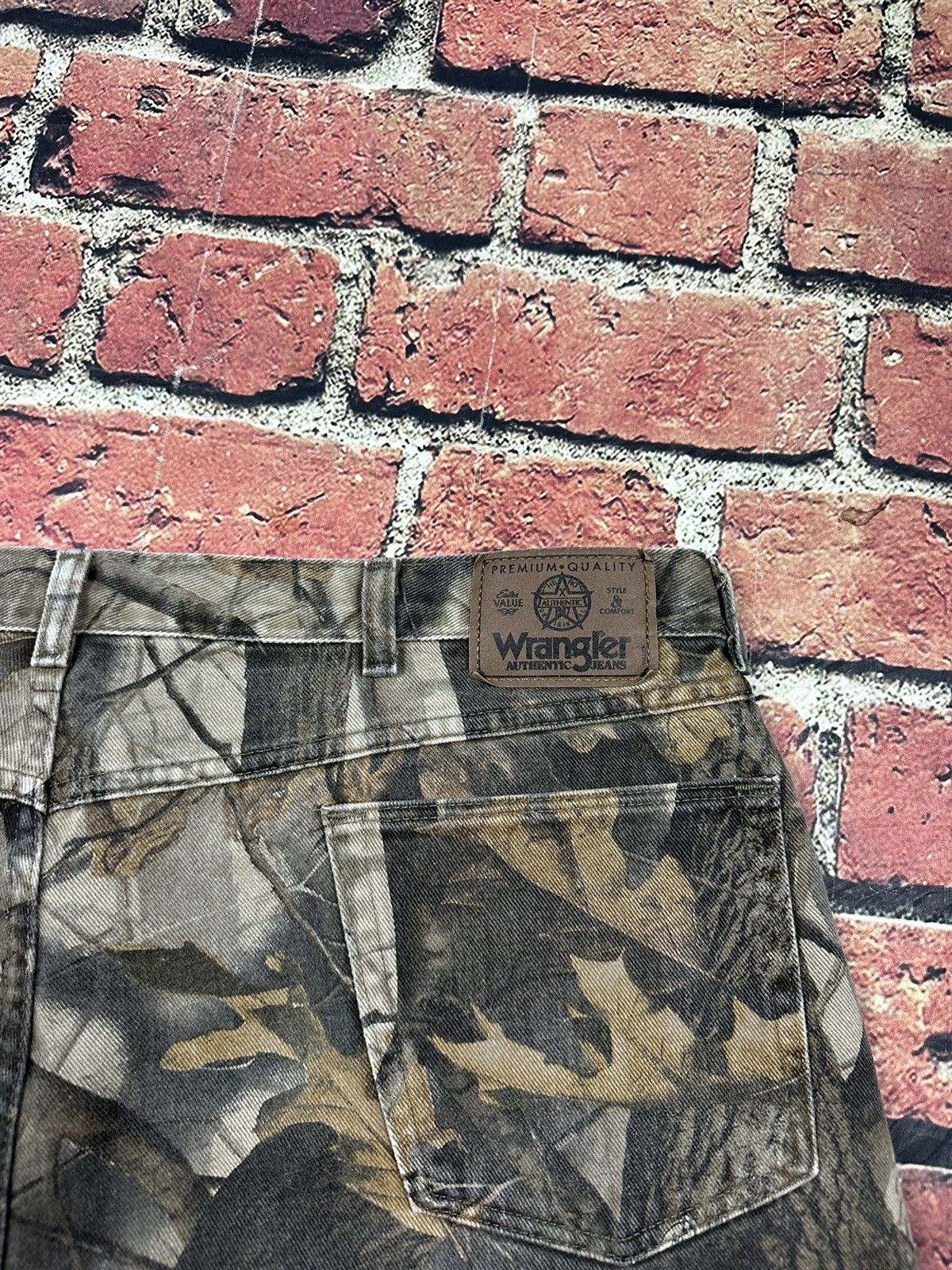 Vintage × Wrangler Vintage Wrangler Camo Double Knee Jeans Realtree Hardwoods Size US 42 / EU 58 - 8 Thumbnail