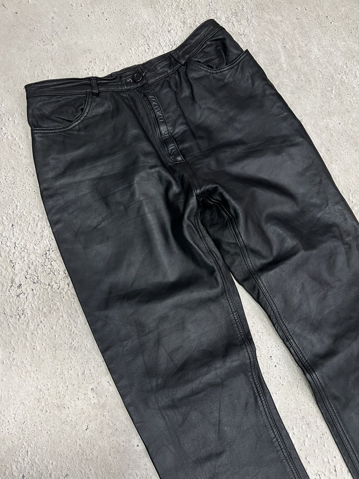 Dolce & Gabbana Dolce Gabbana leather moto archive 2000s pants y2k Size US 32 / EU 48 - 2 Thumbnail