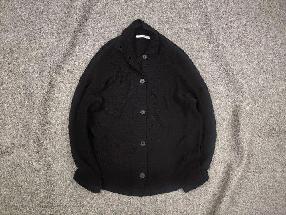 Alexander Wang Alexander Wang Cotton Black Oversized knit Button Cardigan Size S / US 4 / IT 40 - 1 Thumbnail