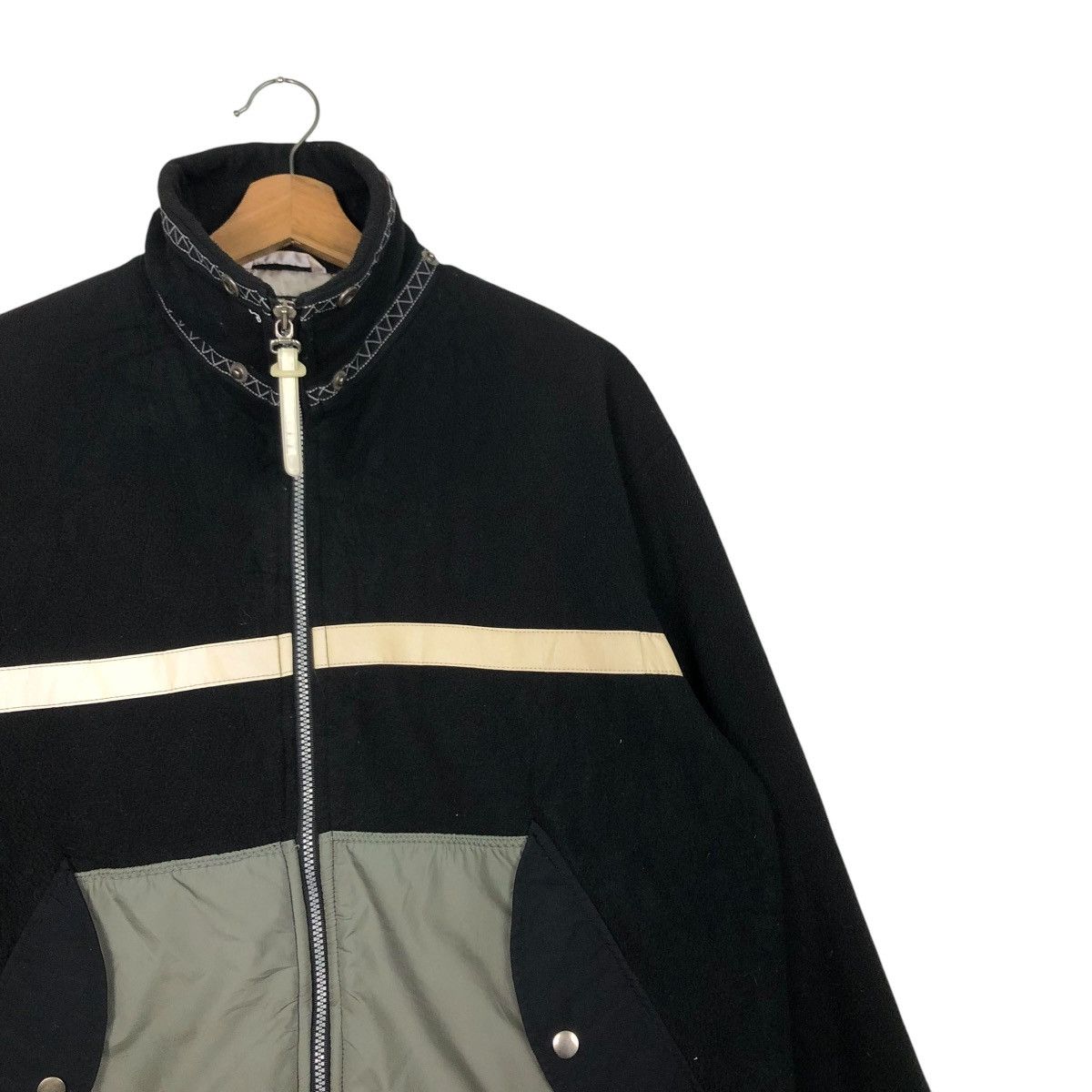 Hysteric Glamour 🔥VINTAGE BOMBER JACKET BESCHWA STRIPED DESIGN Size US L / EU 52-54 / 3 - 8 Thumbnail