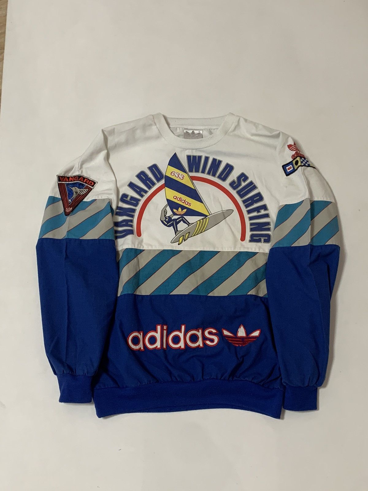 Adidas × Vintage ! RARE ! Vintage 80S' Adidas Vanguard windsurfing Ice Cube Size US L / EU 52-54 / 3 - 1 Thumbnail