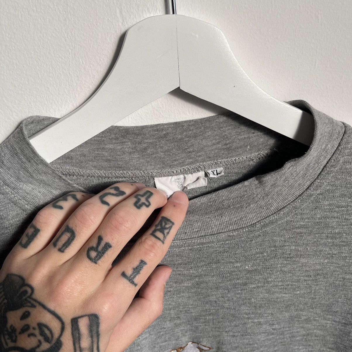 Trussardi Vintage 90s Trussardi Sweatshirt Size US XL / EU 56 / 4 - 4 Thumbnail