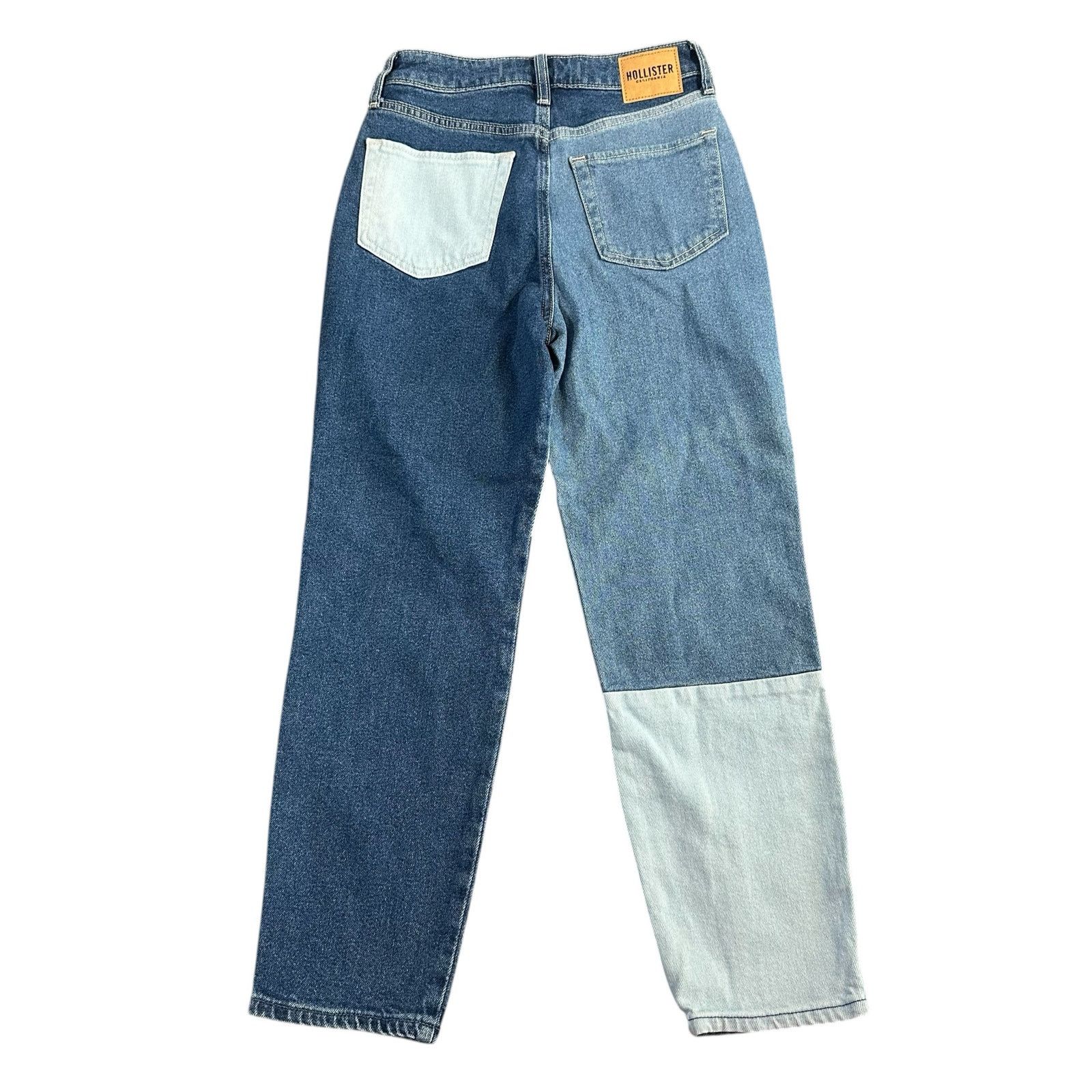 Hollister Hollister Ultra High Rise Mom Jeans Patchwork Size 24x25 Size 24" / US 00 / IT 34 - 2 Thumbnail