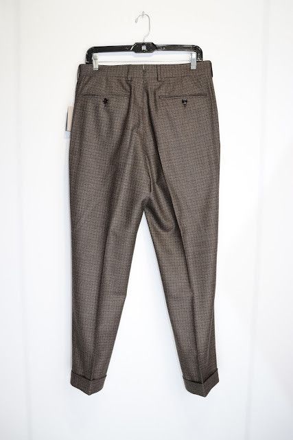 Tom Ford o1rshd1 Houndstooth Formal Pants in Brown Size US 30 / EU 46 - 9 Thumbnail