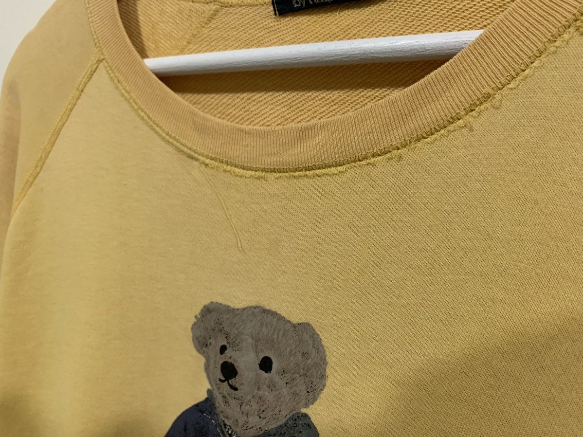 Polo Ralph Lauren × RRL Ralph Lauren × Ralph Lauren Vintage Polo Bear By Polo Ralph Lauren Sweatshirt Distress Size US L / EU 52-54 / 3 - 7 Thumbnail